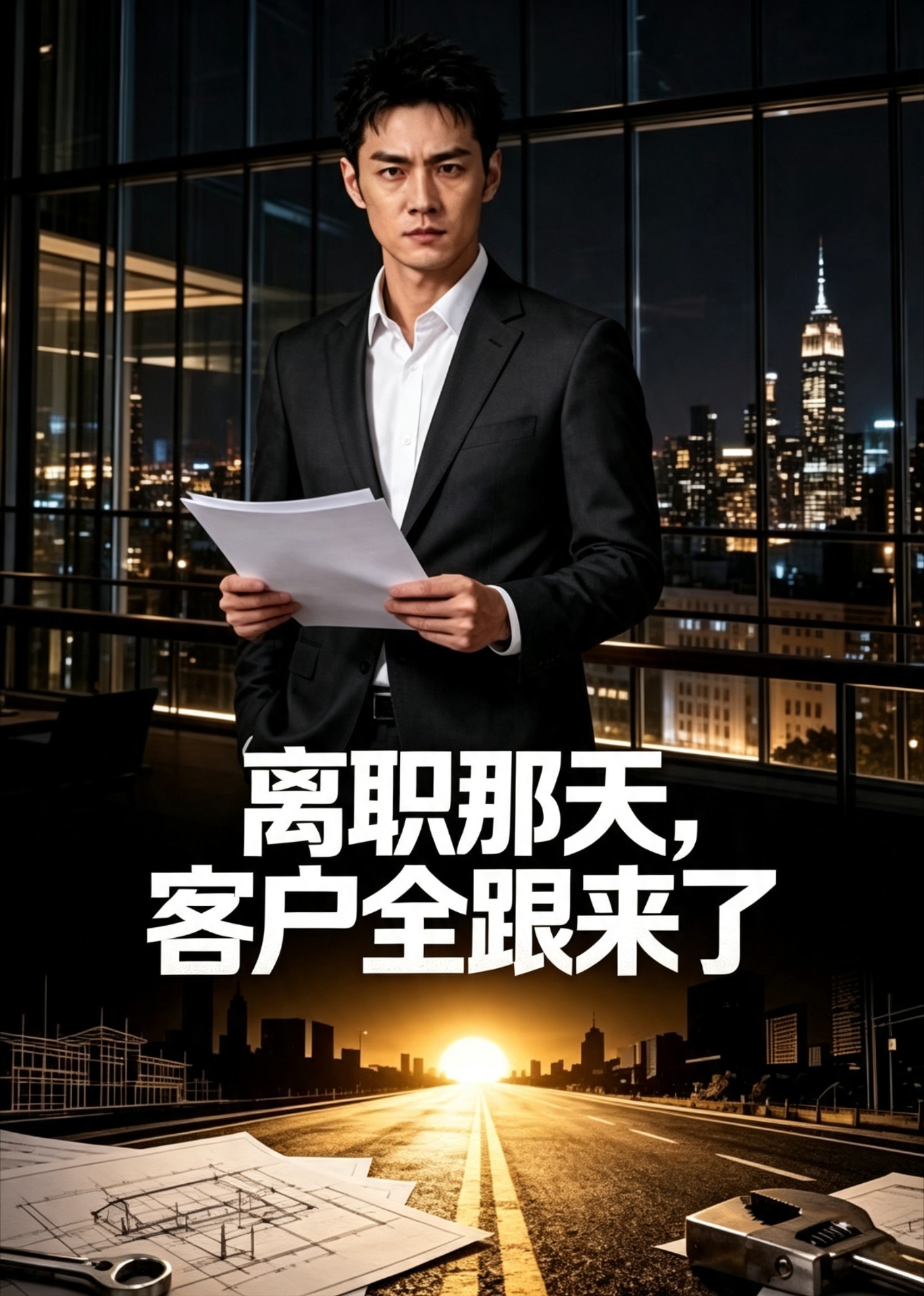 离职那天，客户全跟来了