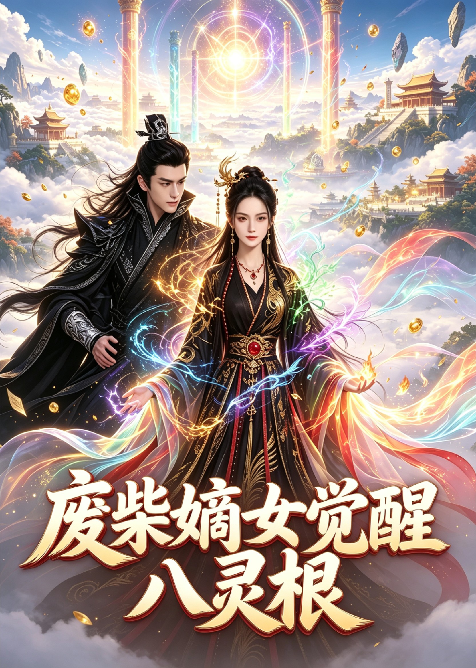 废柴嫡女觉醒八灵根封面图