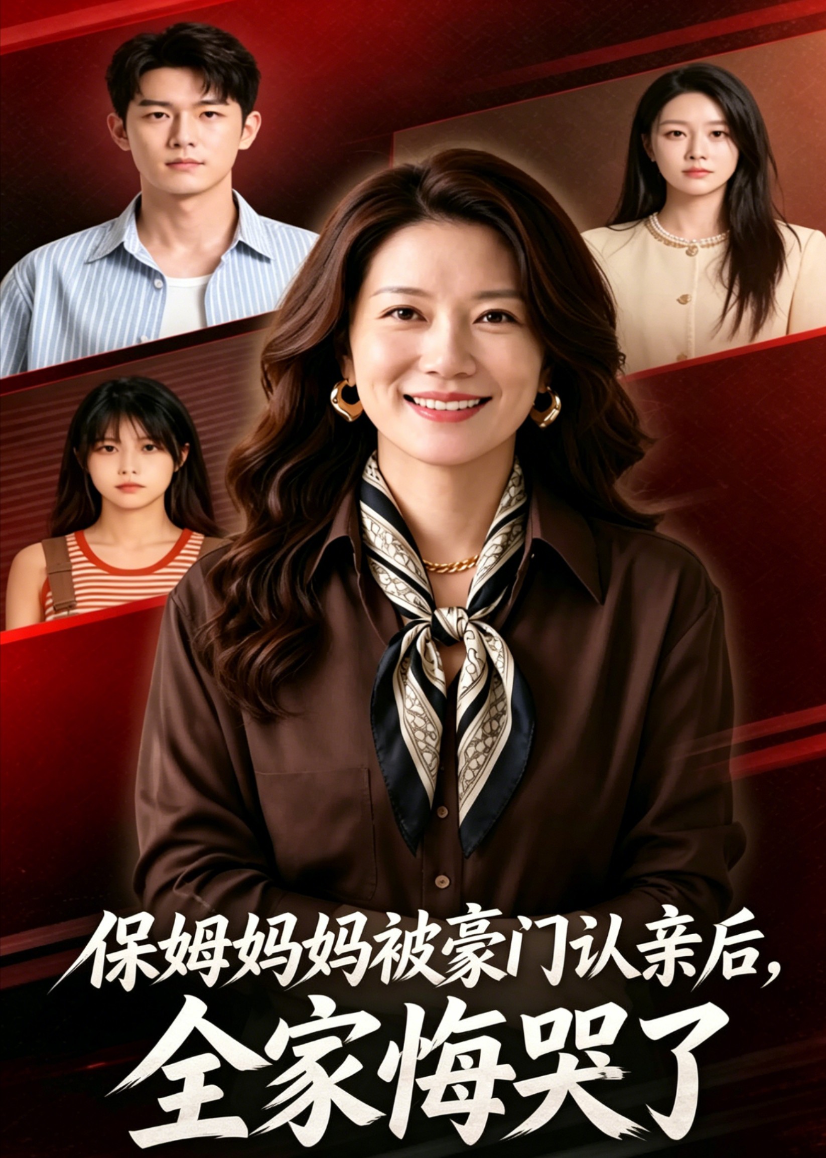 保姆妈妈被豪门认亲后，全家悔哭了