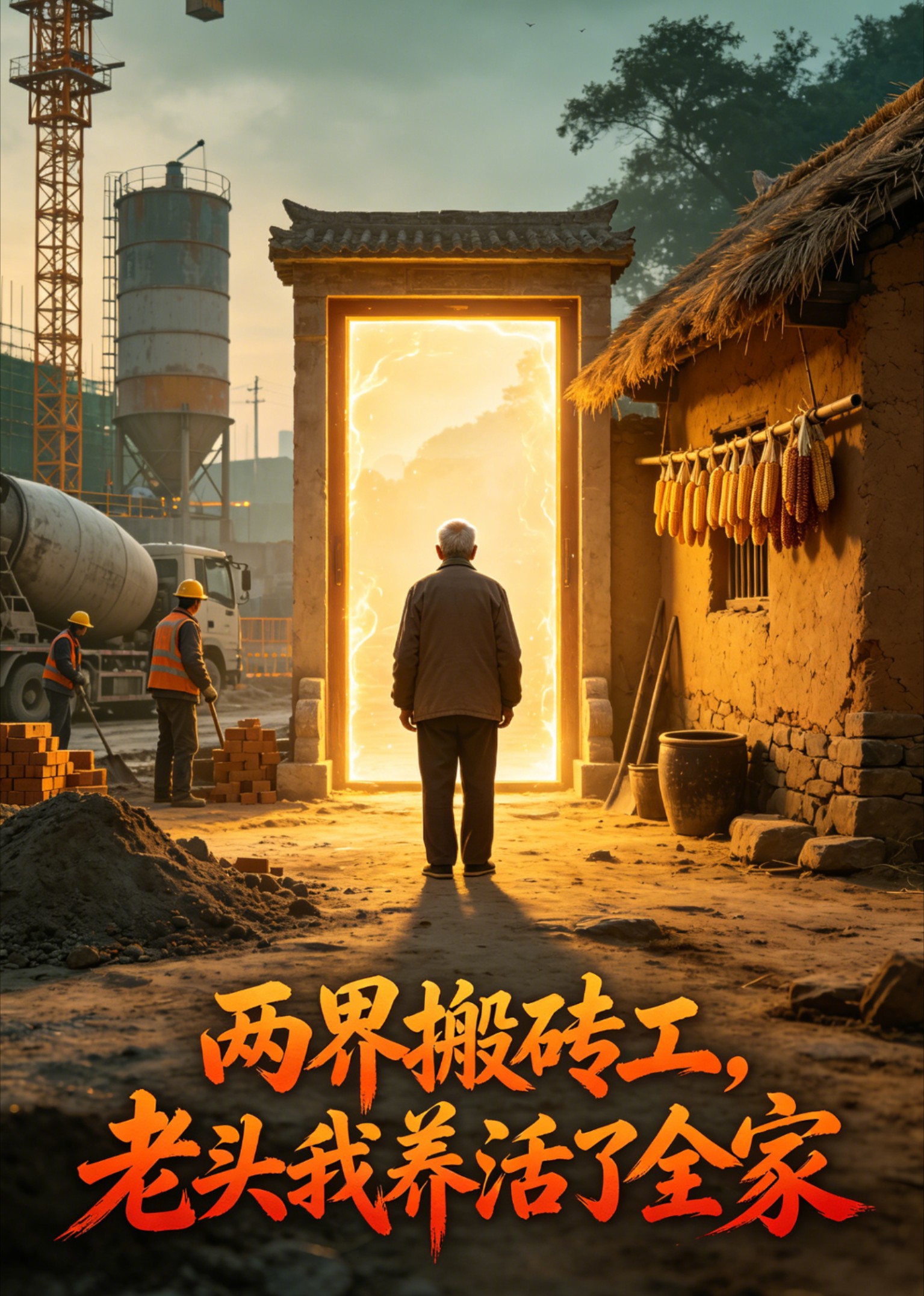 两届搬砖工，老头我养活了全家