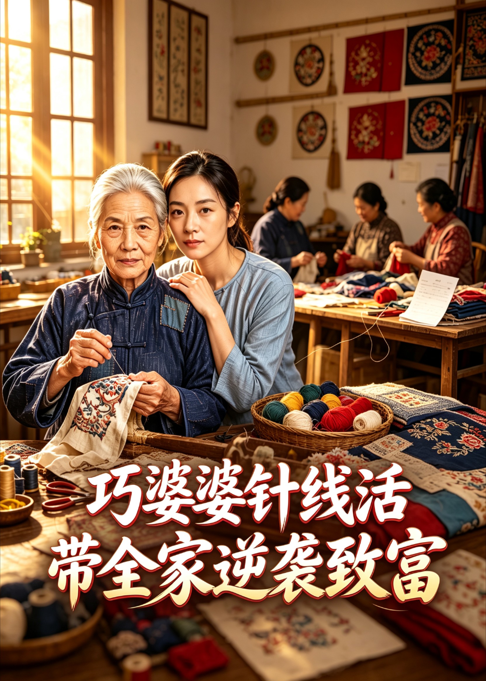 巧婆婆针线活带全家逆袭致富封面图
