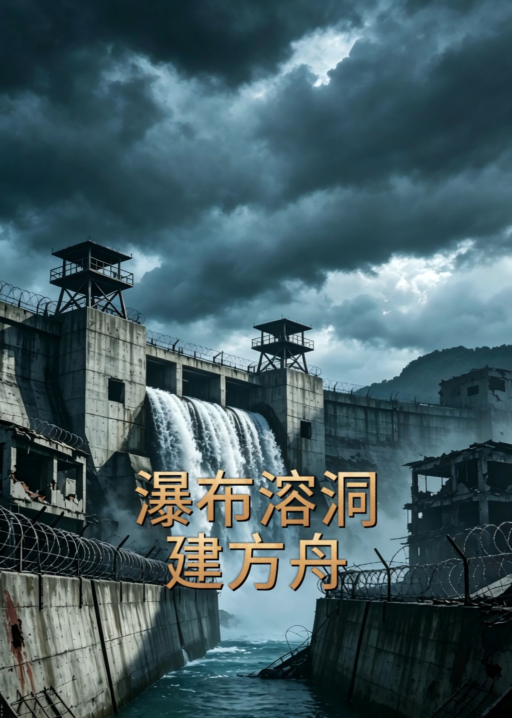 瀑布溶洞建方舟
