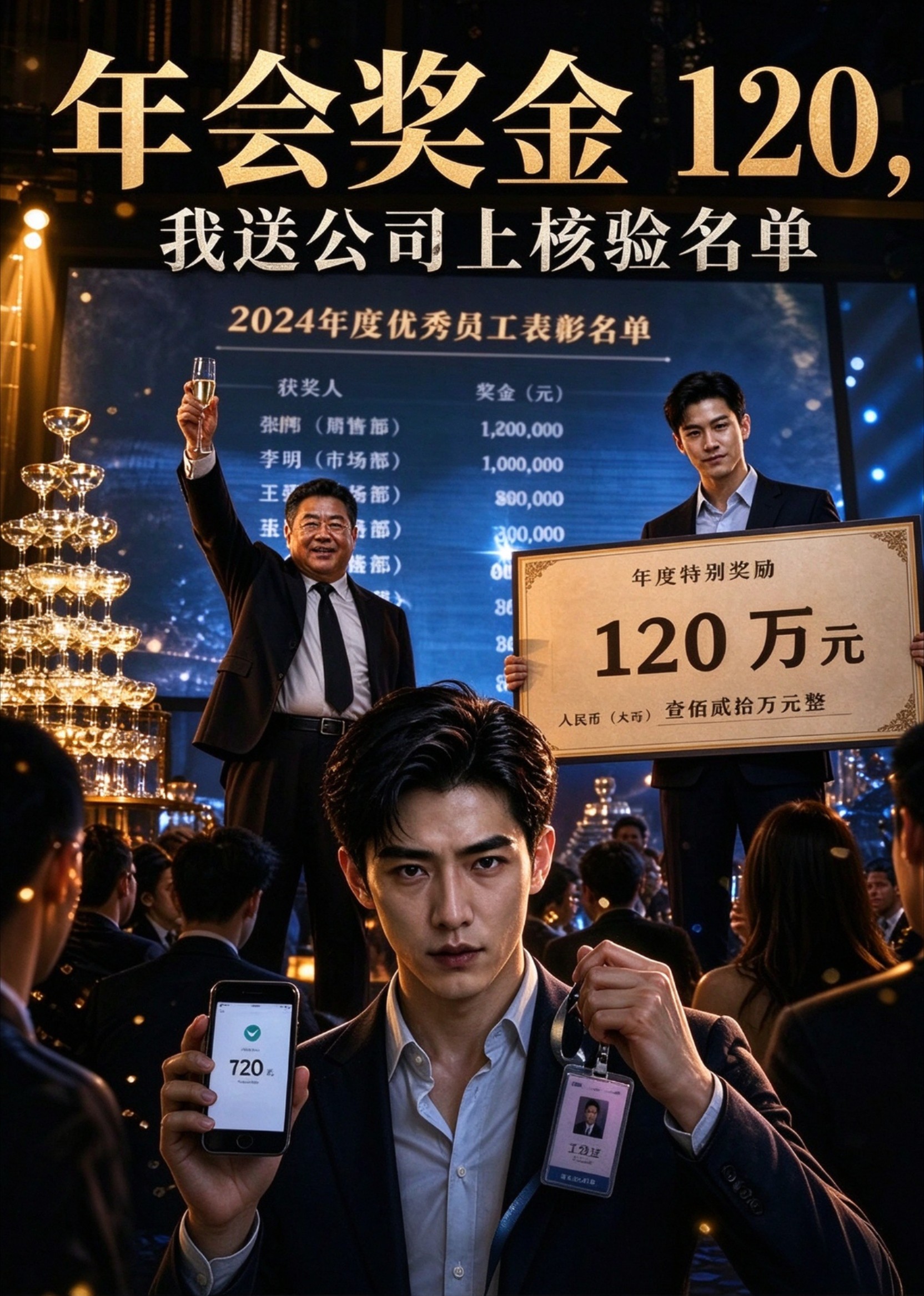 年会奖金120，我送公司上核验名单封面图