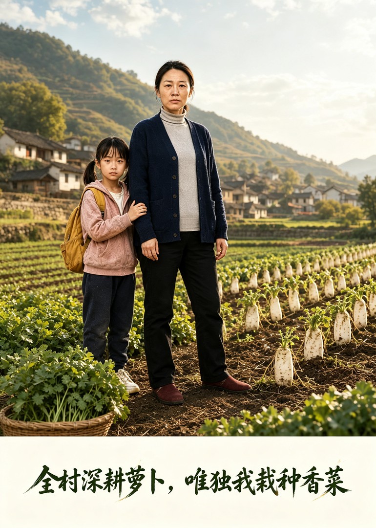 全村深耕萝卜，唯独我栽种香菜