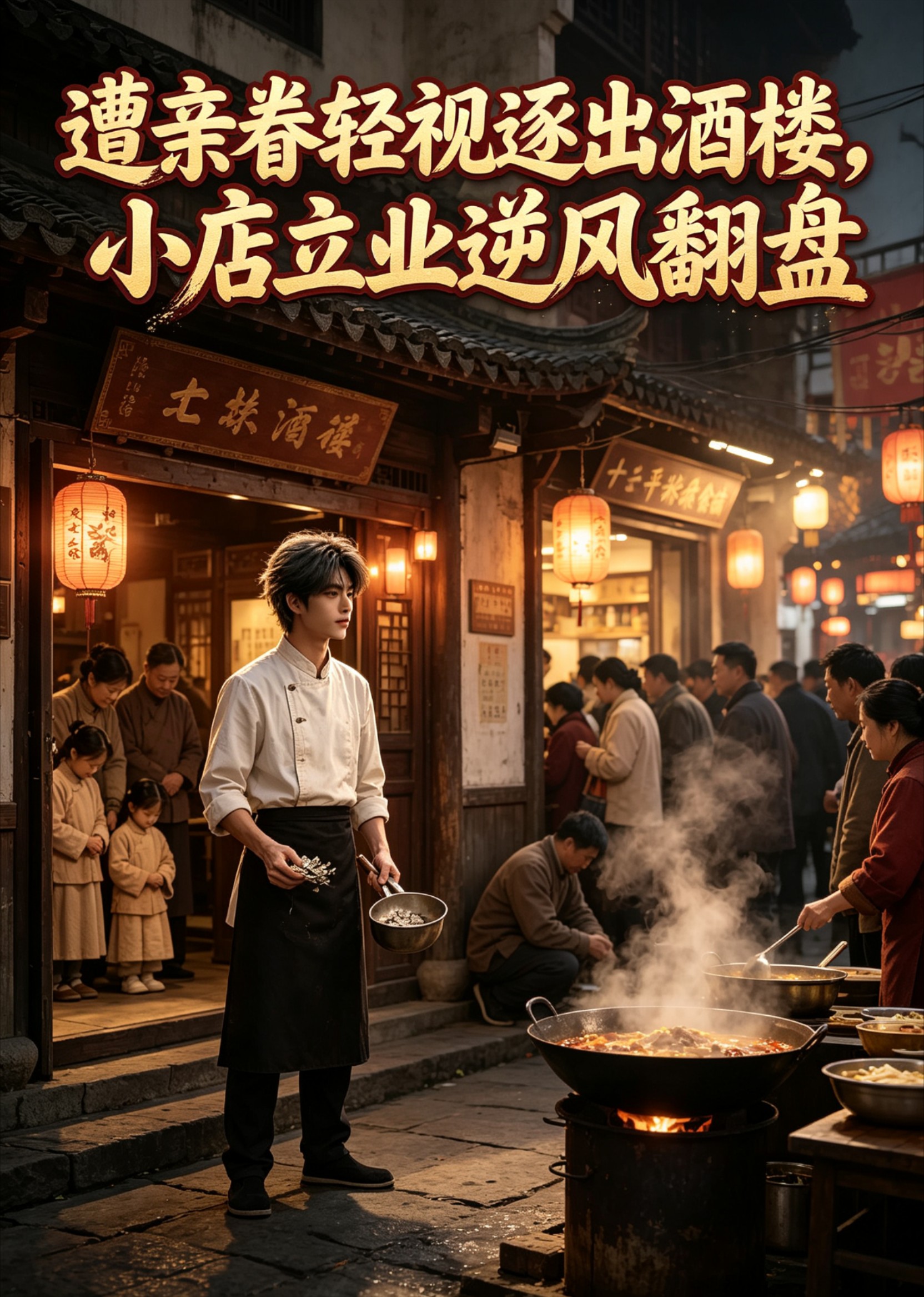 遭亲眷轻视逐出酒楼，小店立业逆风翻盘封面图