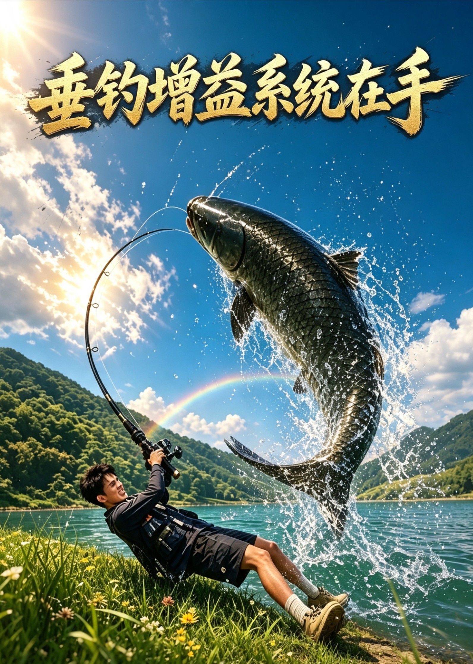 垂钓增益系统在手
