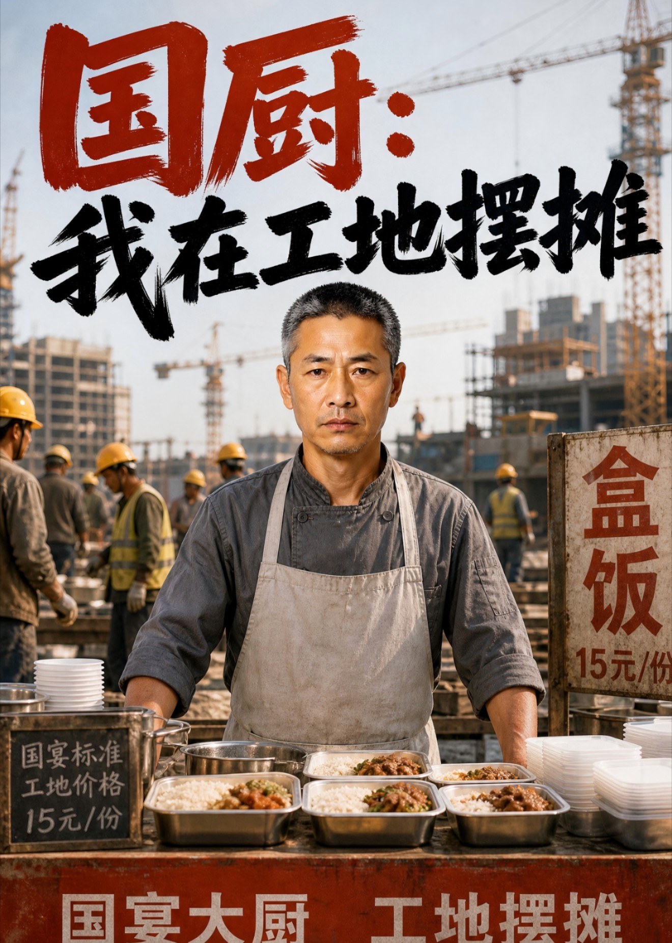 国厨：我在工地摆摊