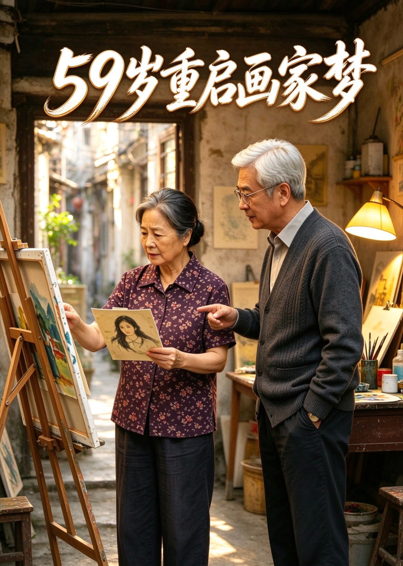 59岁重启画家梦封面图