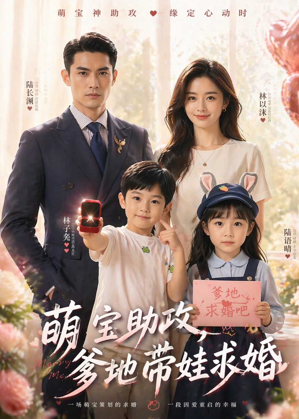 萌宝助攻，爹地带娃求婚封面图