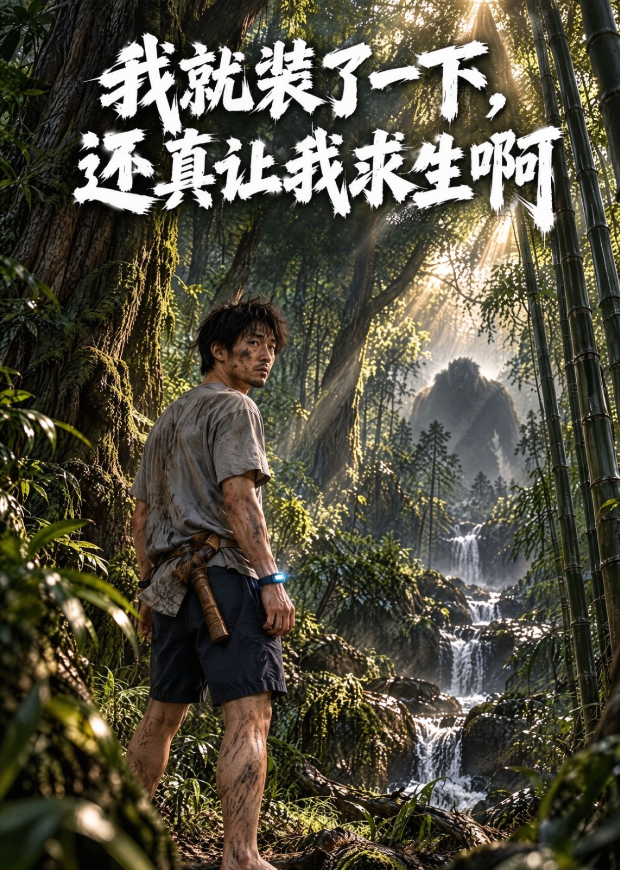 我就装了一下，还真让我求生啊封面图
