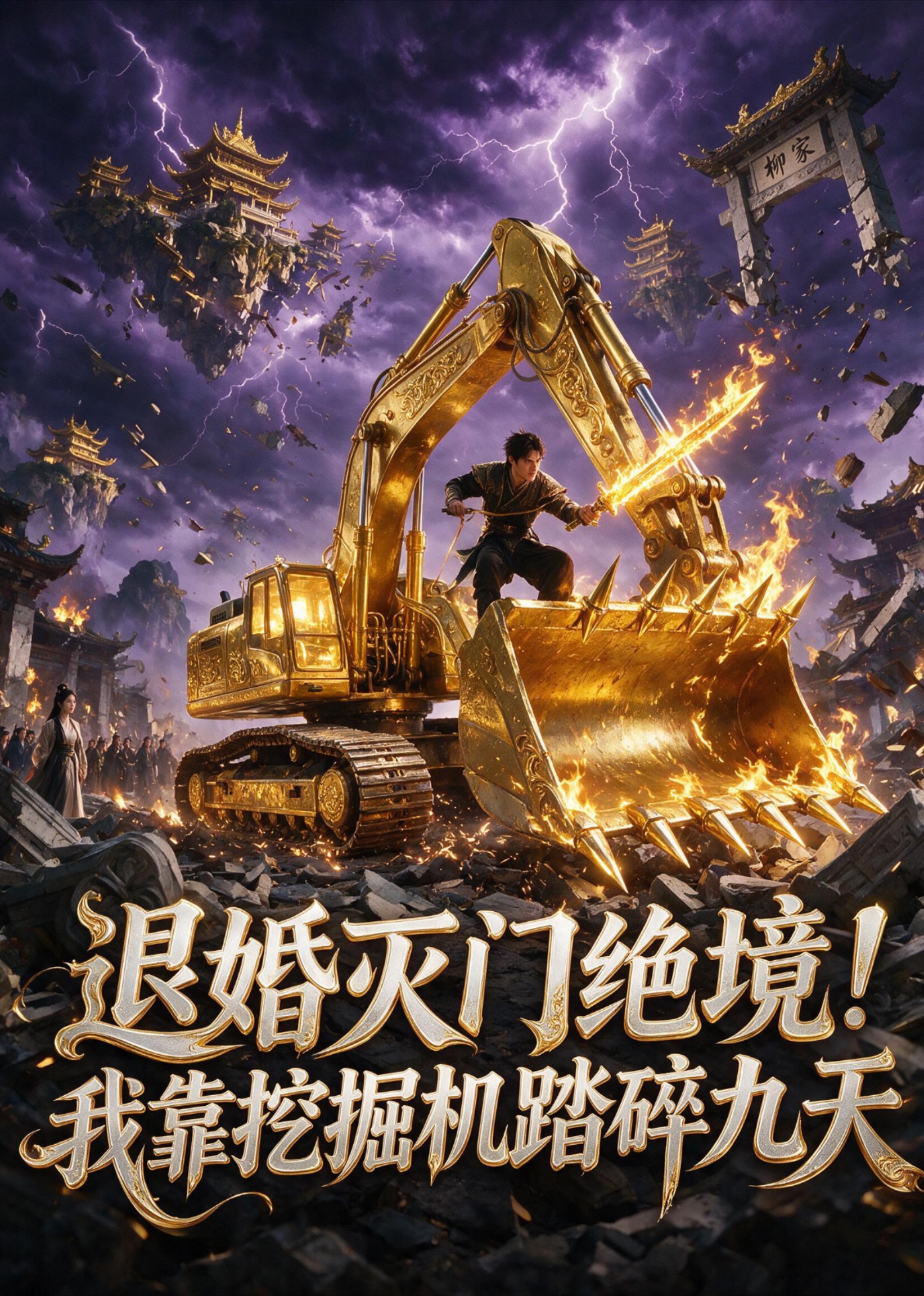 退婚灭门绝境！我靠挖掘机踏碎九天
