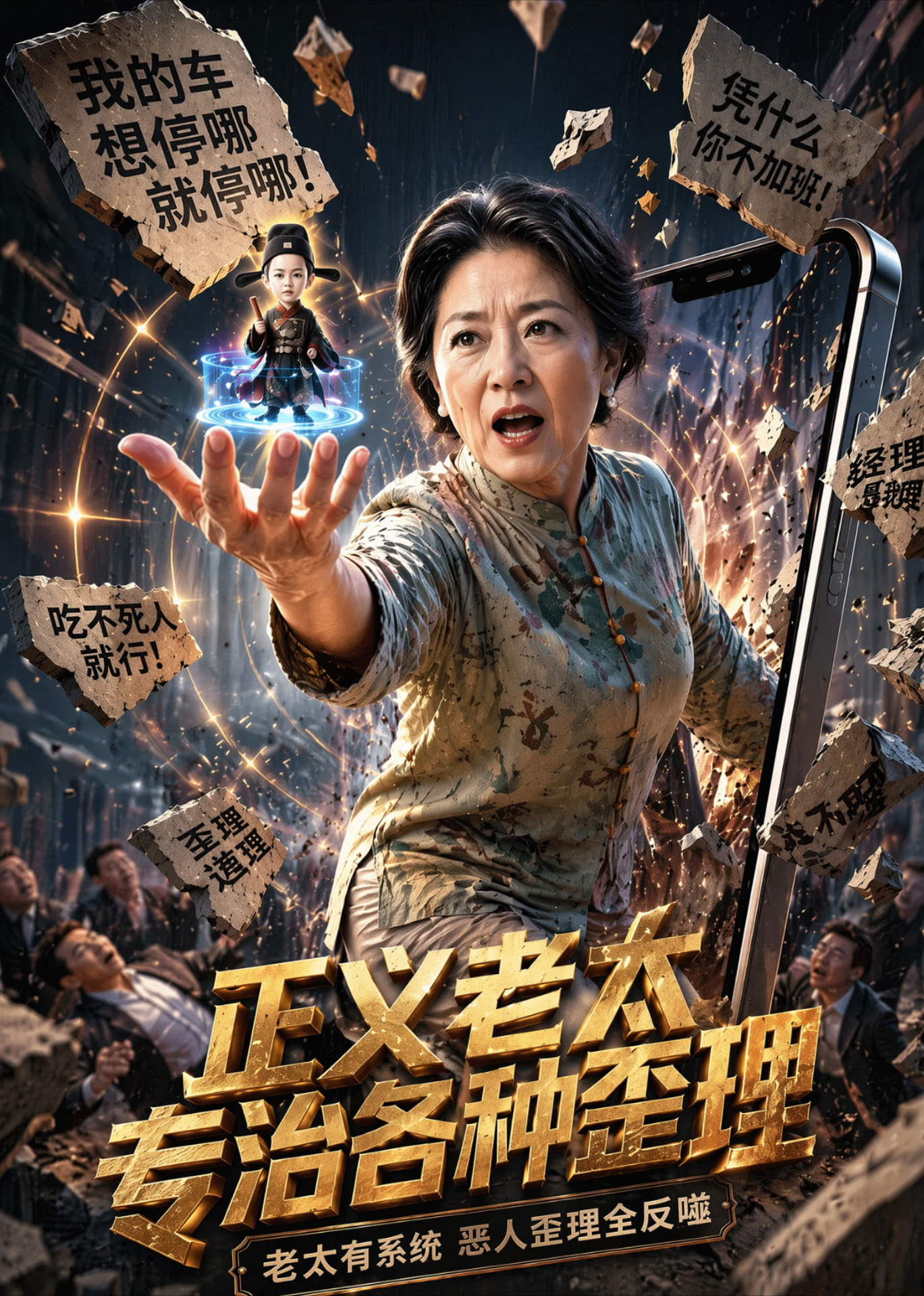 正义老太专治各种歪理