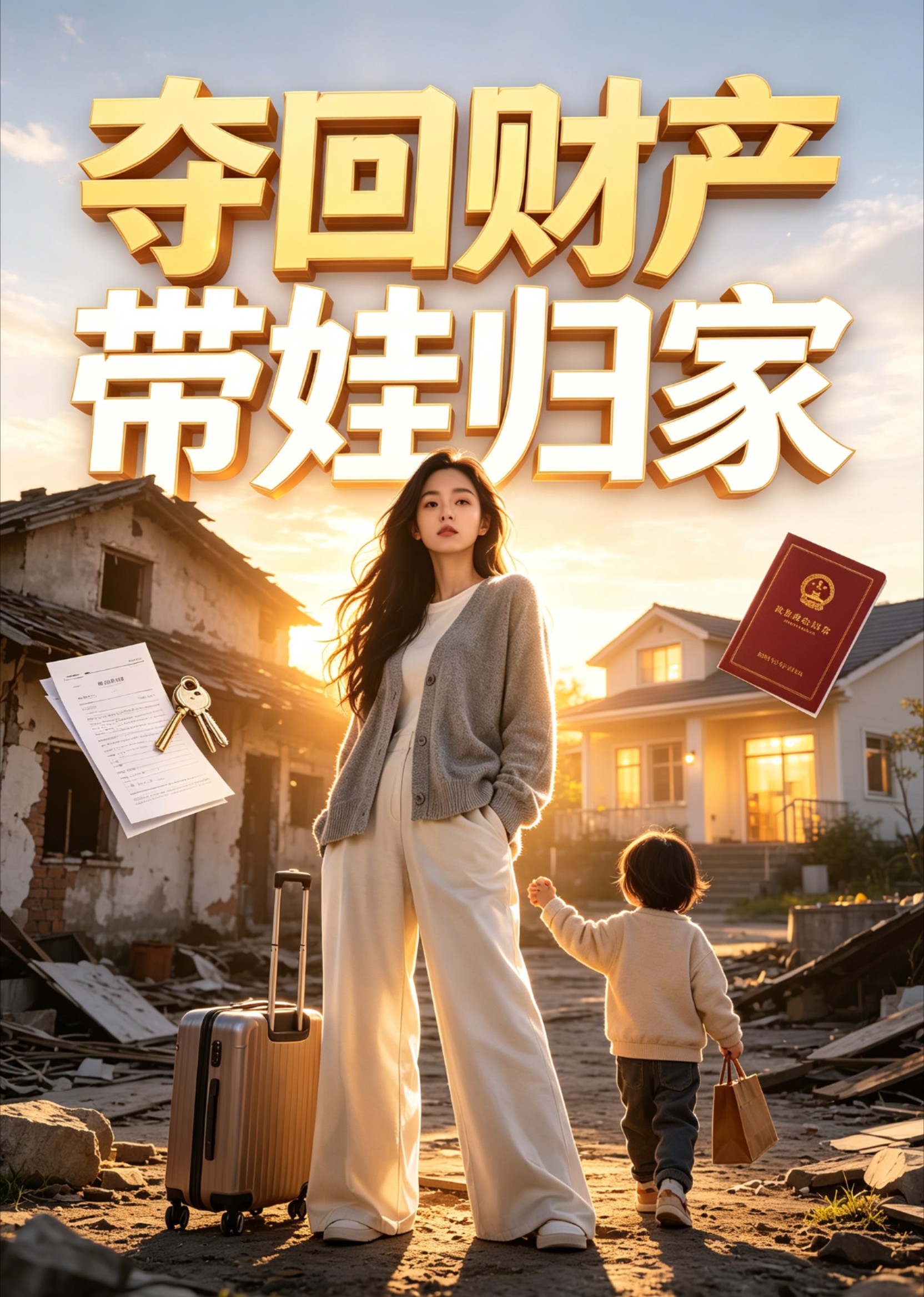 夺回财产带娃归家