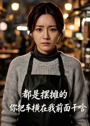 都是摆摊的你把车横在我前面干啥