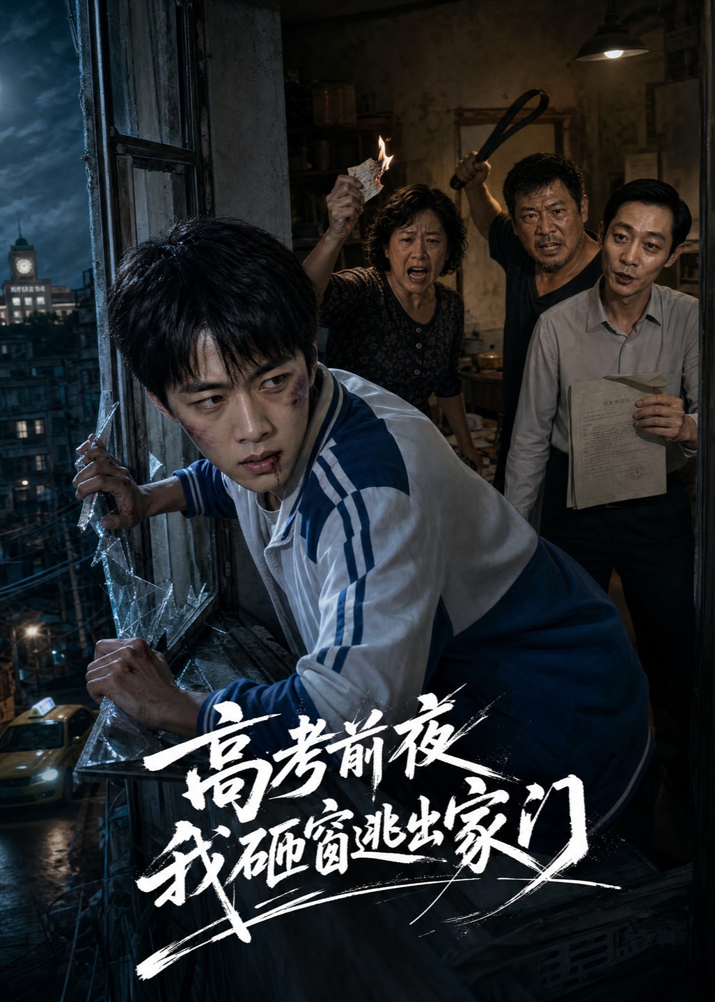 高考前夜，我砸窗逃出家门