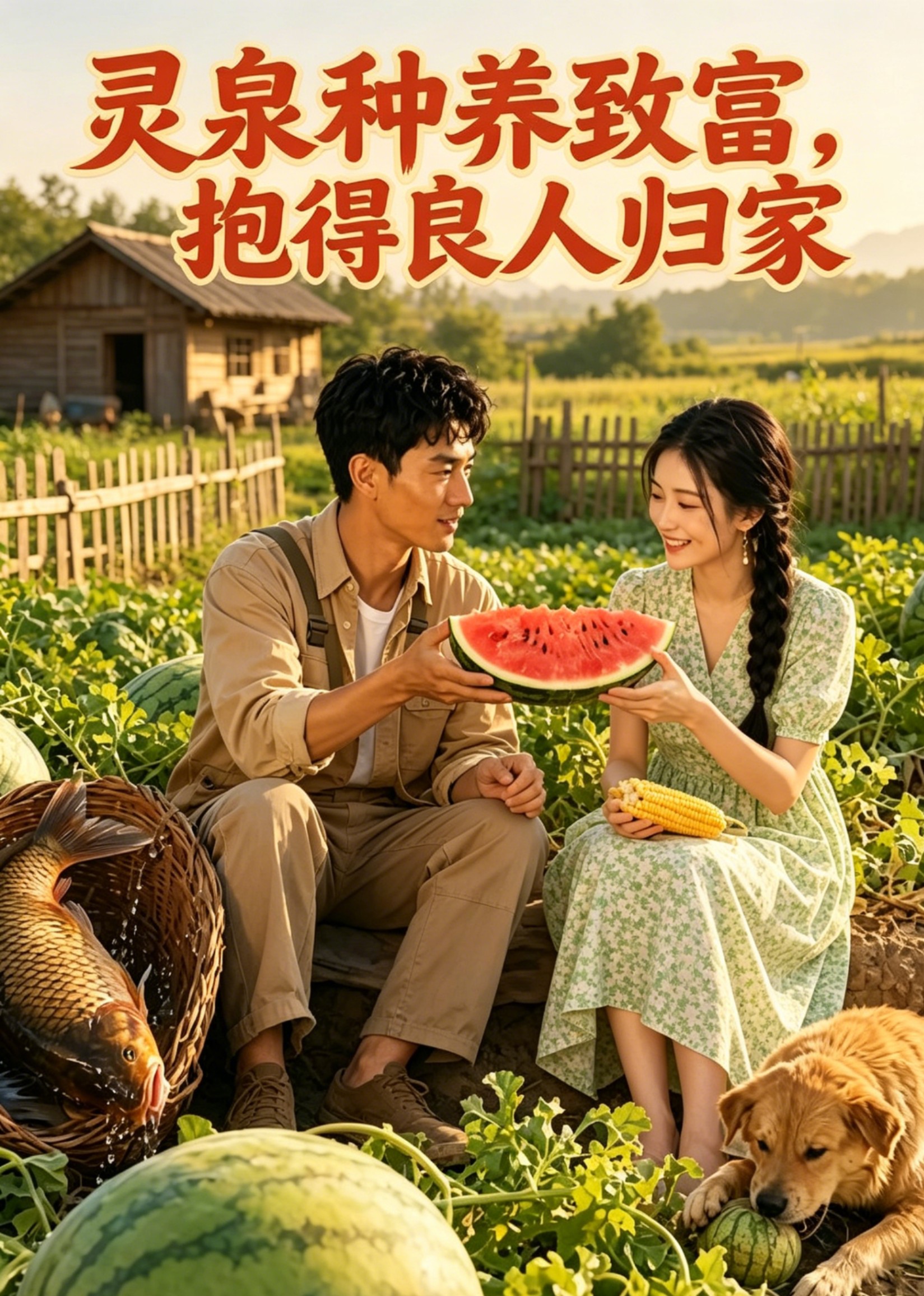 灵泉种养致富，抱得良人归家