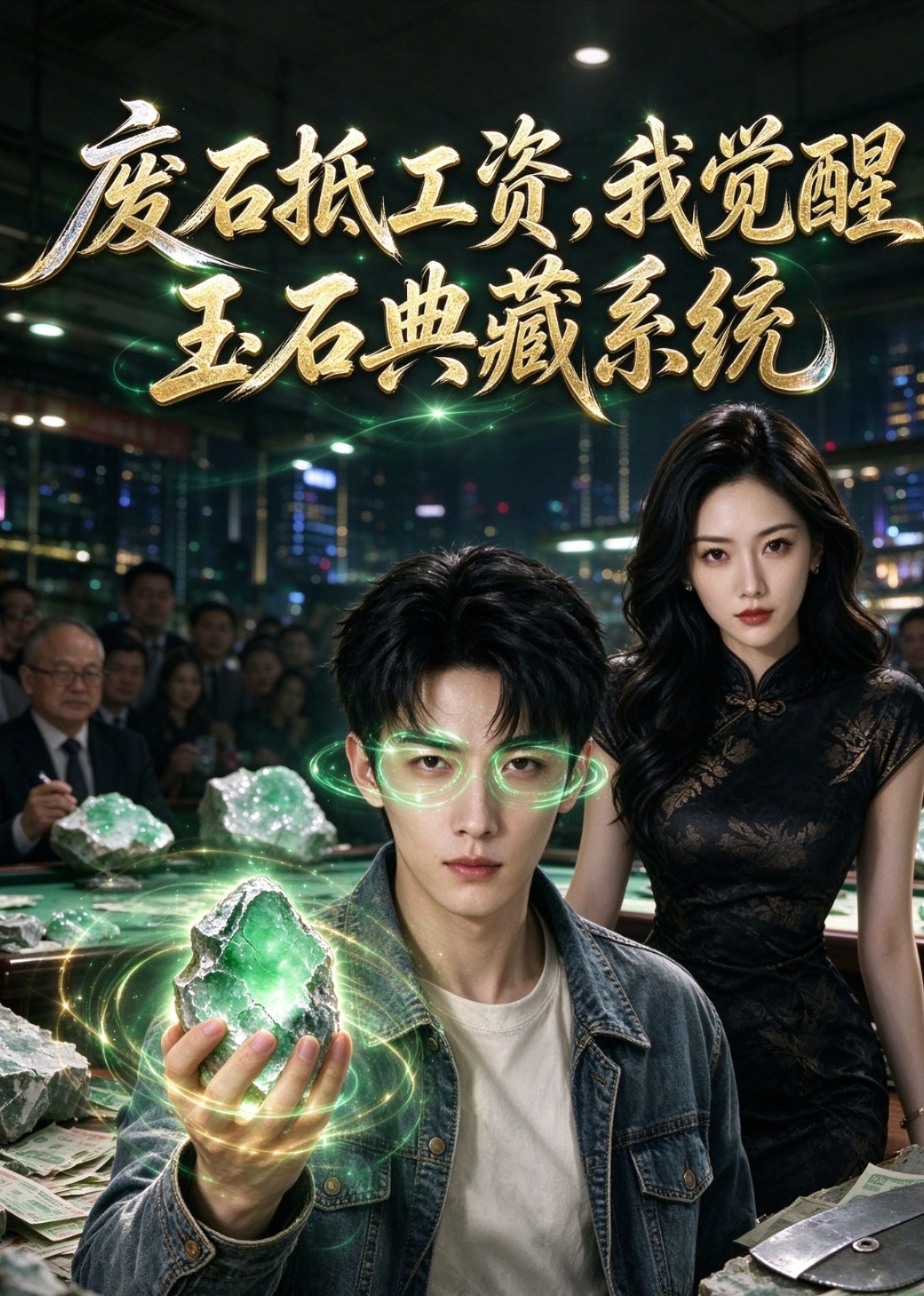 废石抵工资，我觉醒玉石典藏系统封面图