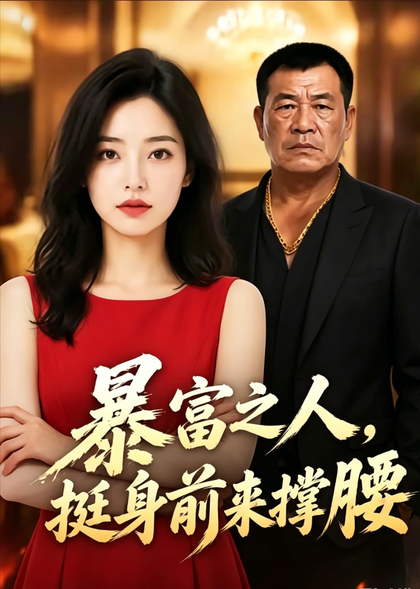 暴富之人，挺身前来撑腰