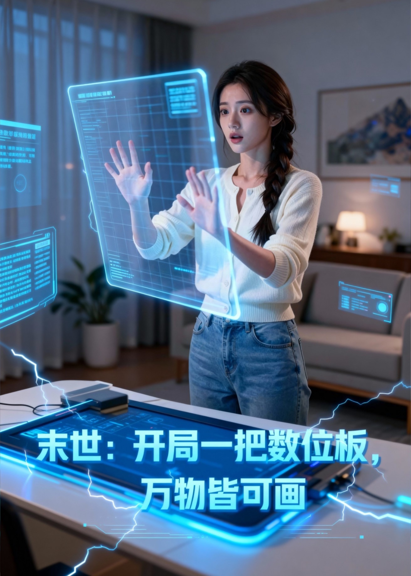 末世：开局一把数位板，万物皆可画封面图