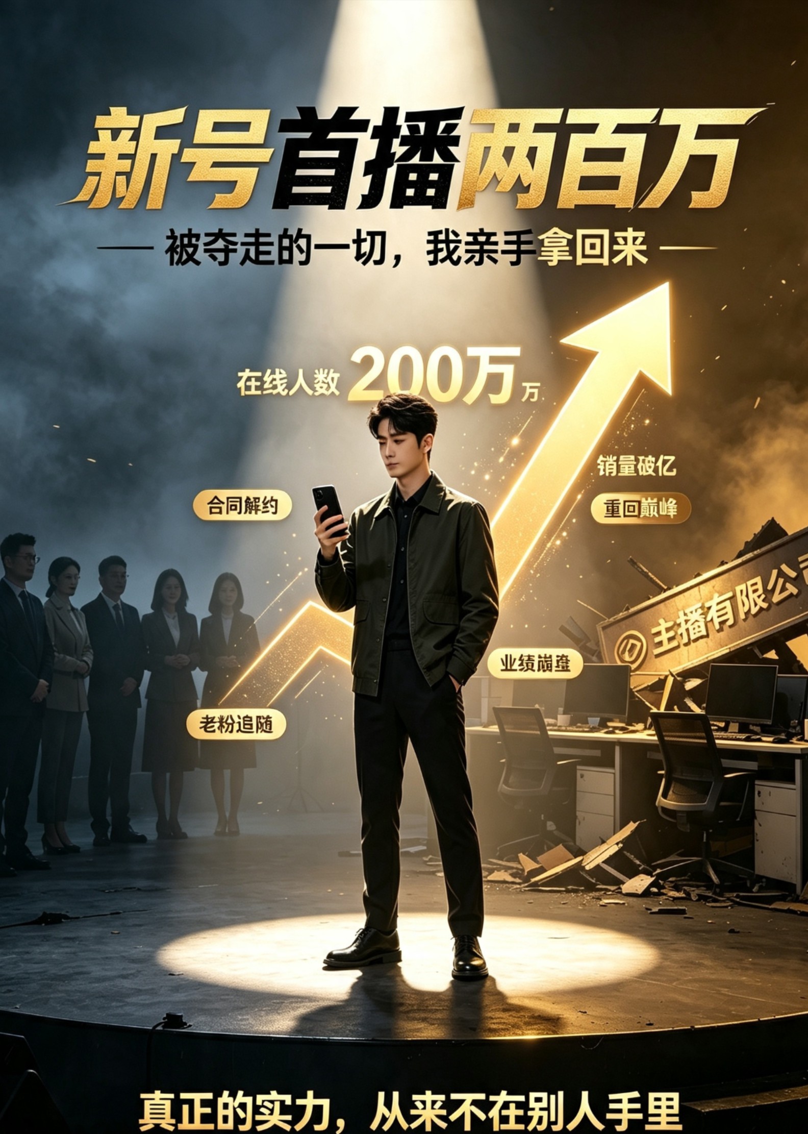 新号首播两百万