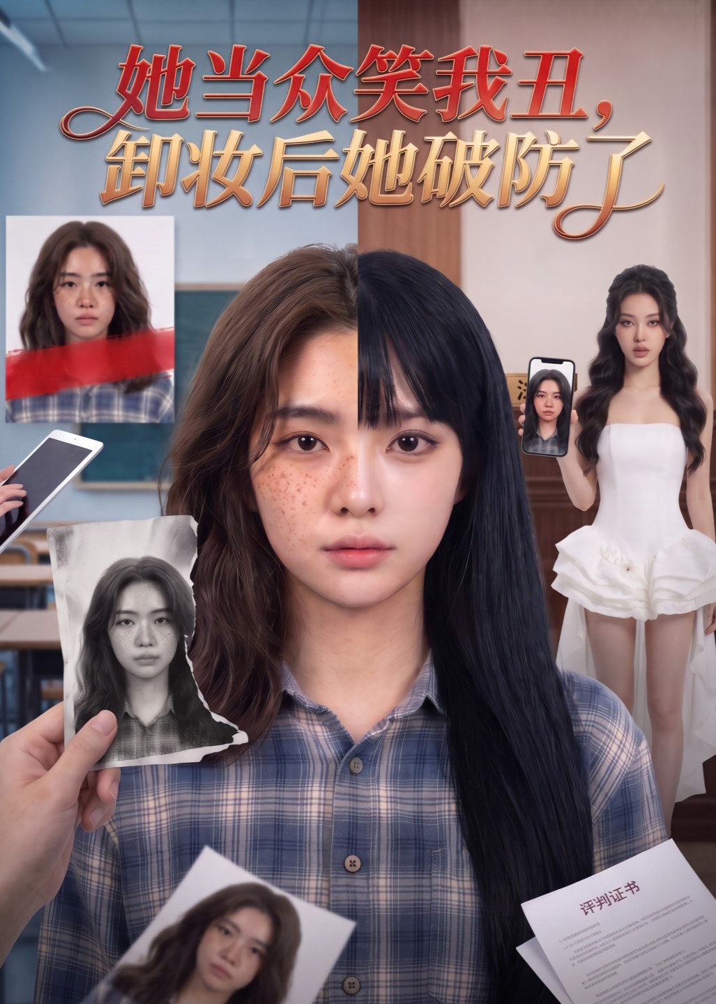 她当众笑我丑，卸妆后她破防了封面图