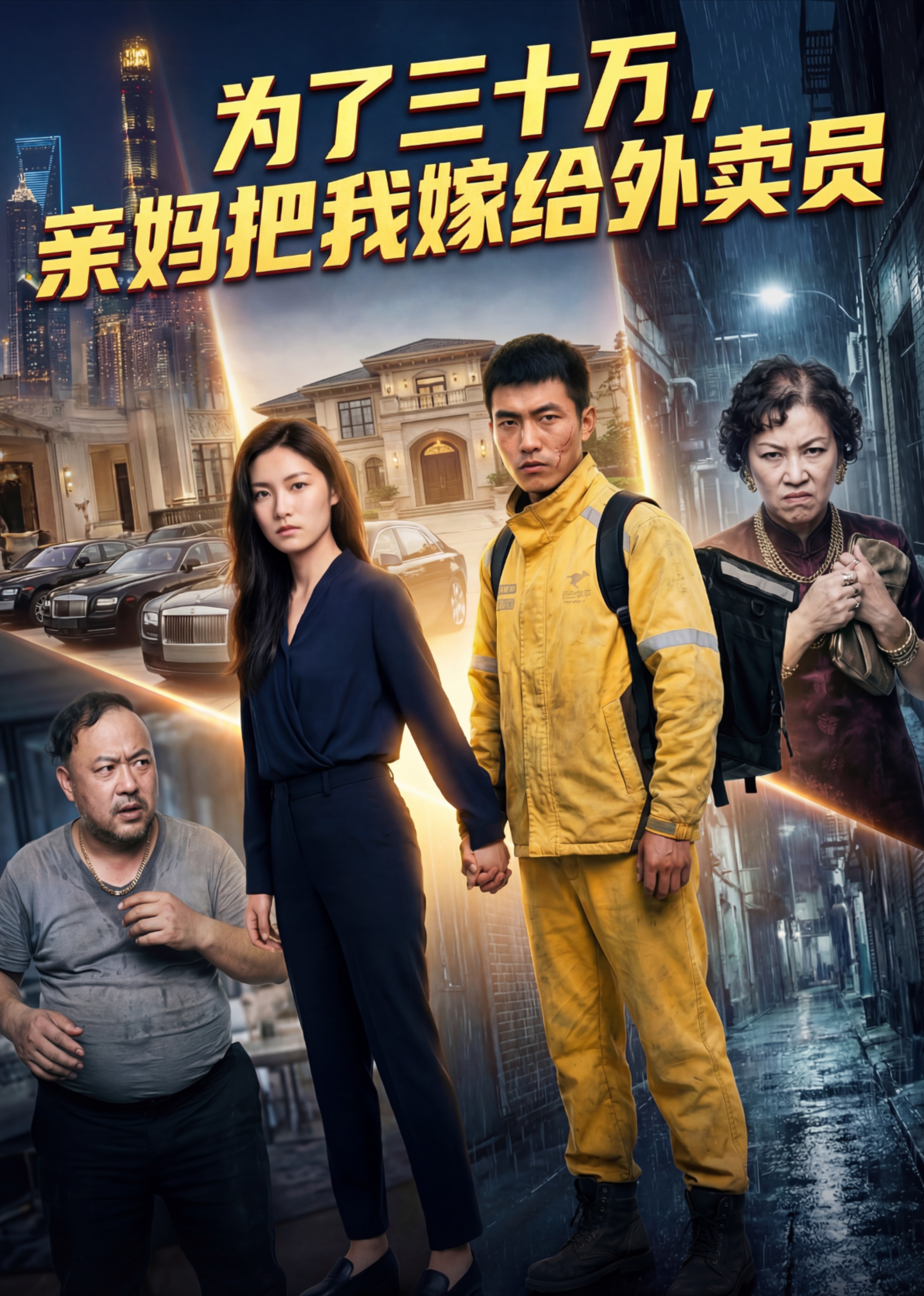 为了三十万，亲妈把我嫁给外卖员