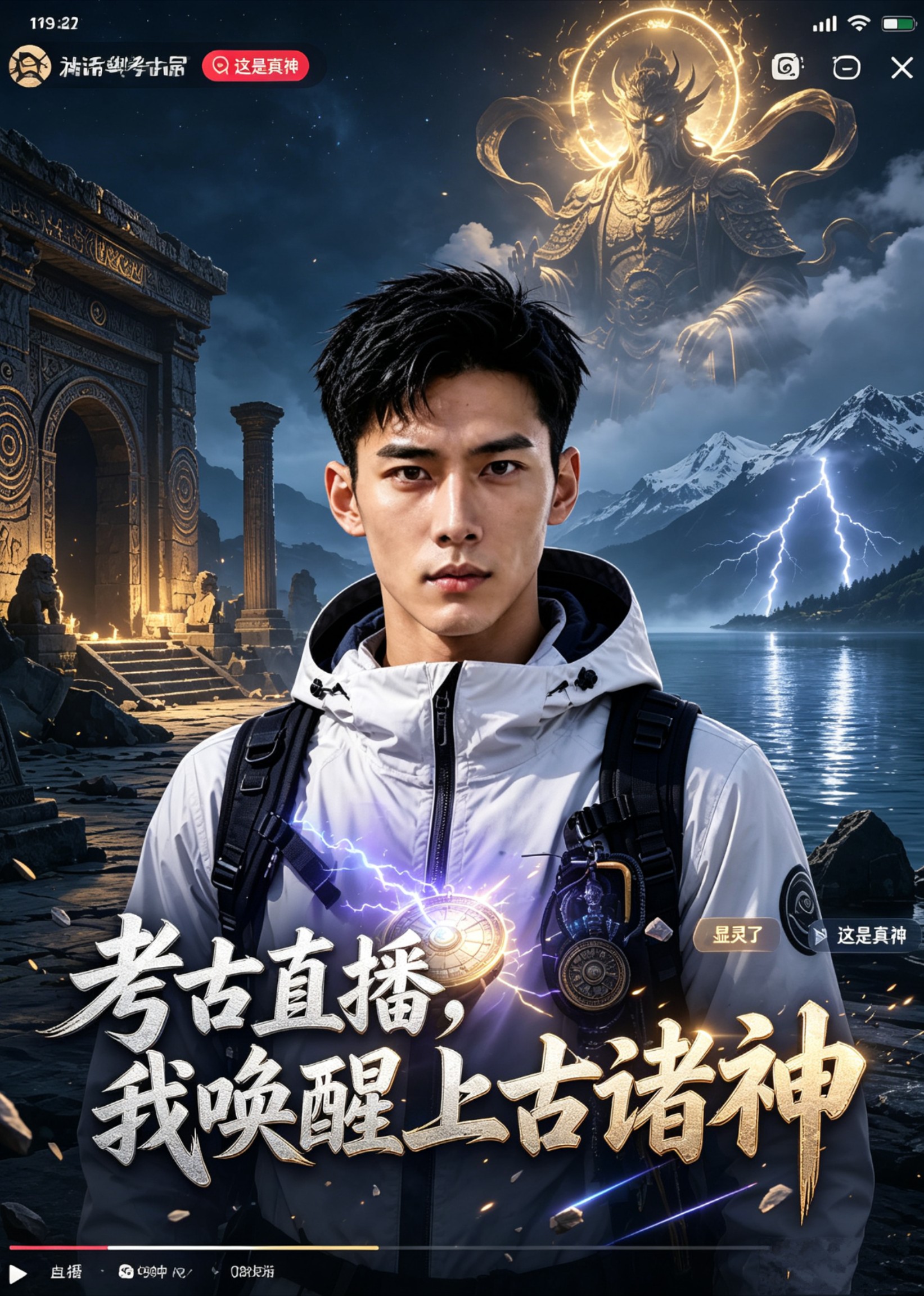 考古直播，我唤醒上古诸神封面图