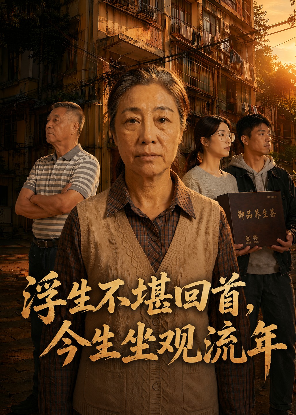 浮生不堪回首，今生坐观流年