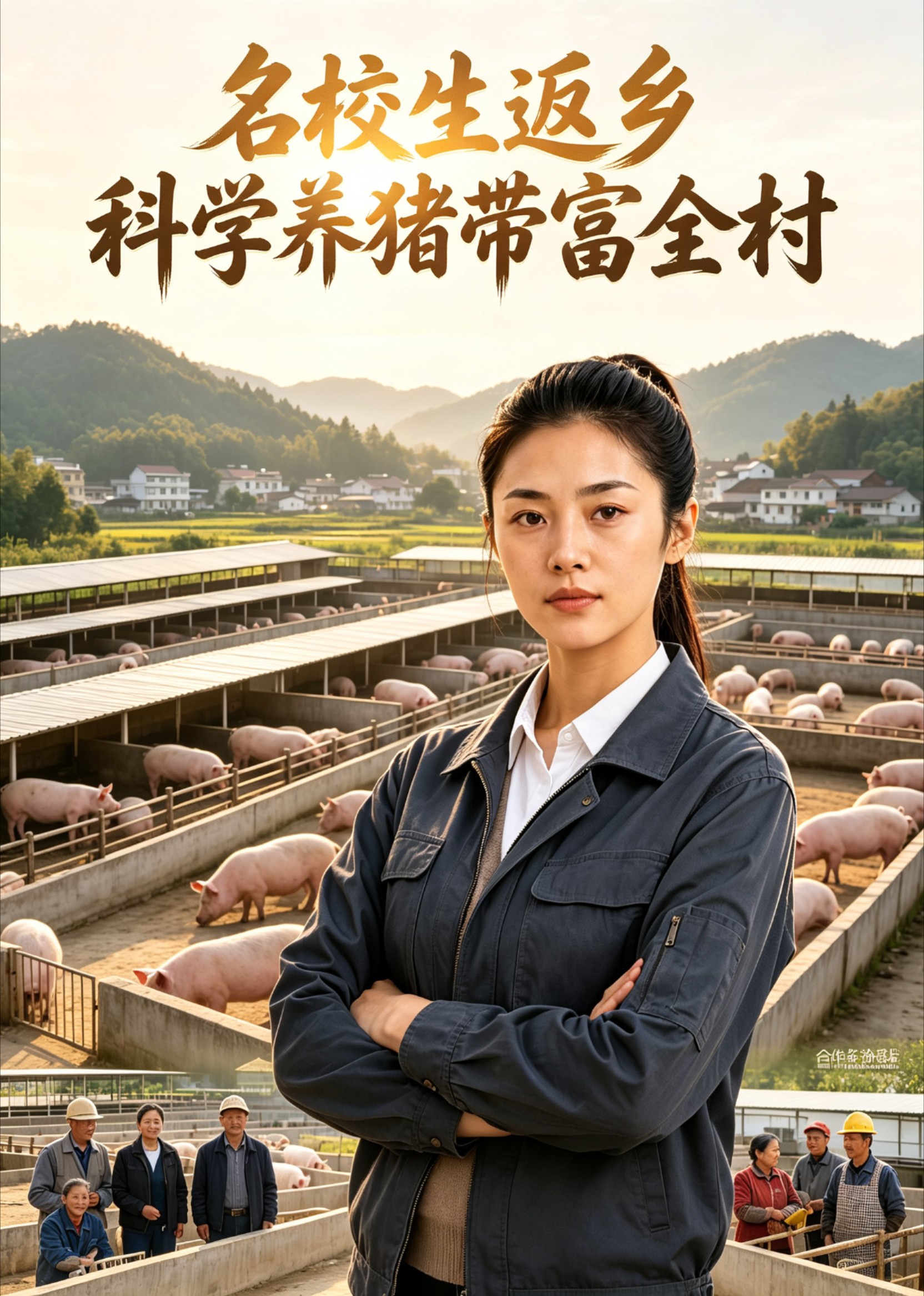 名校生返乡科学养猪带富全村