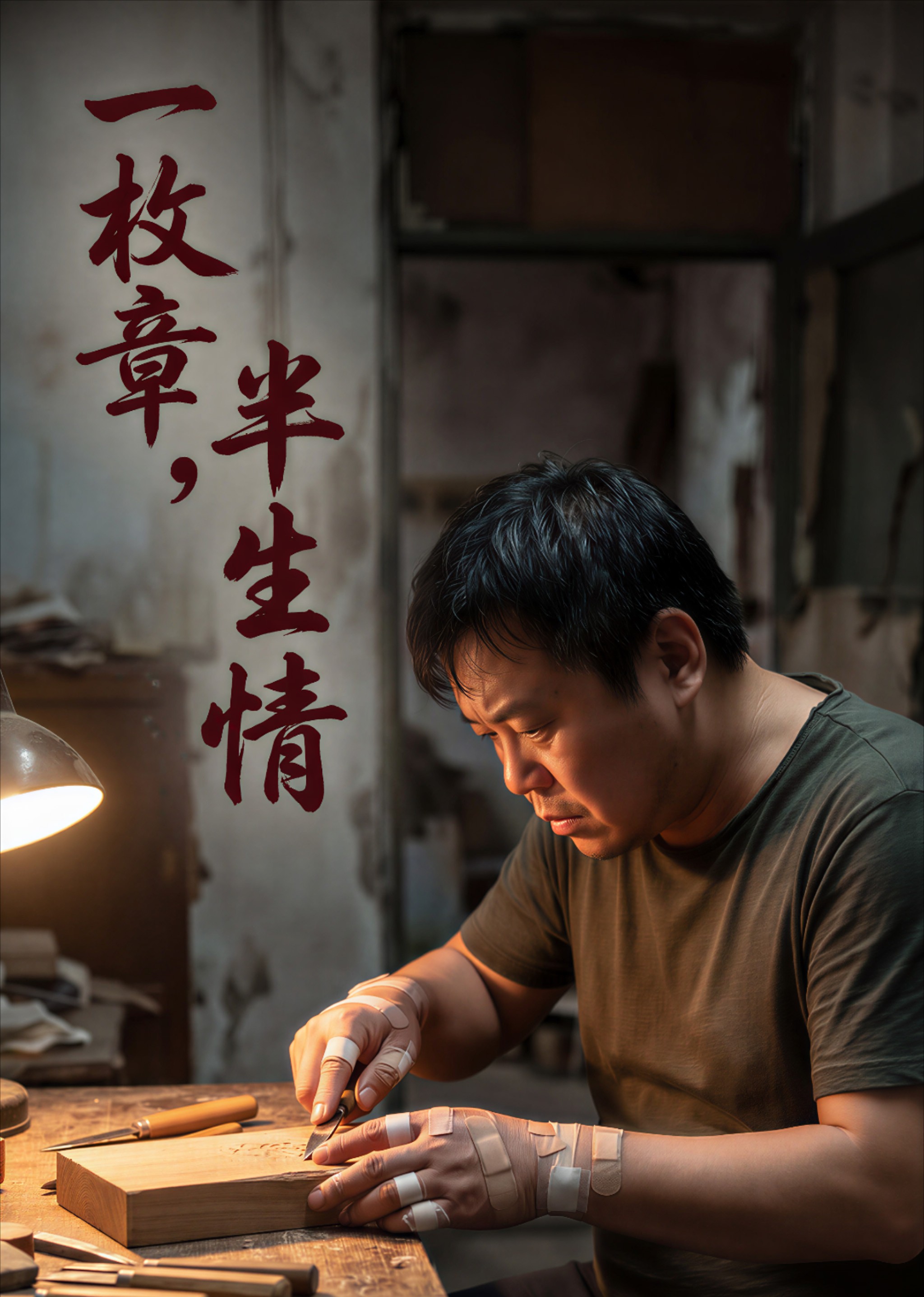 一枚章，半生情
