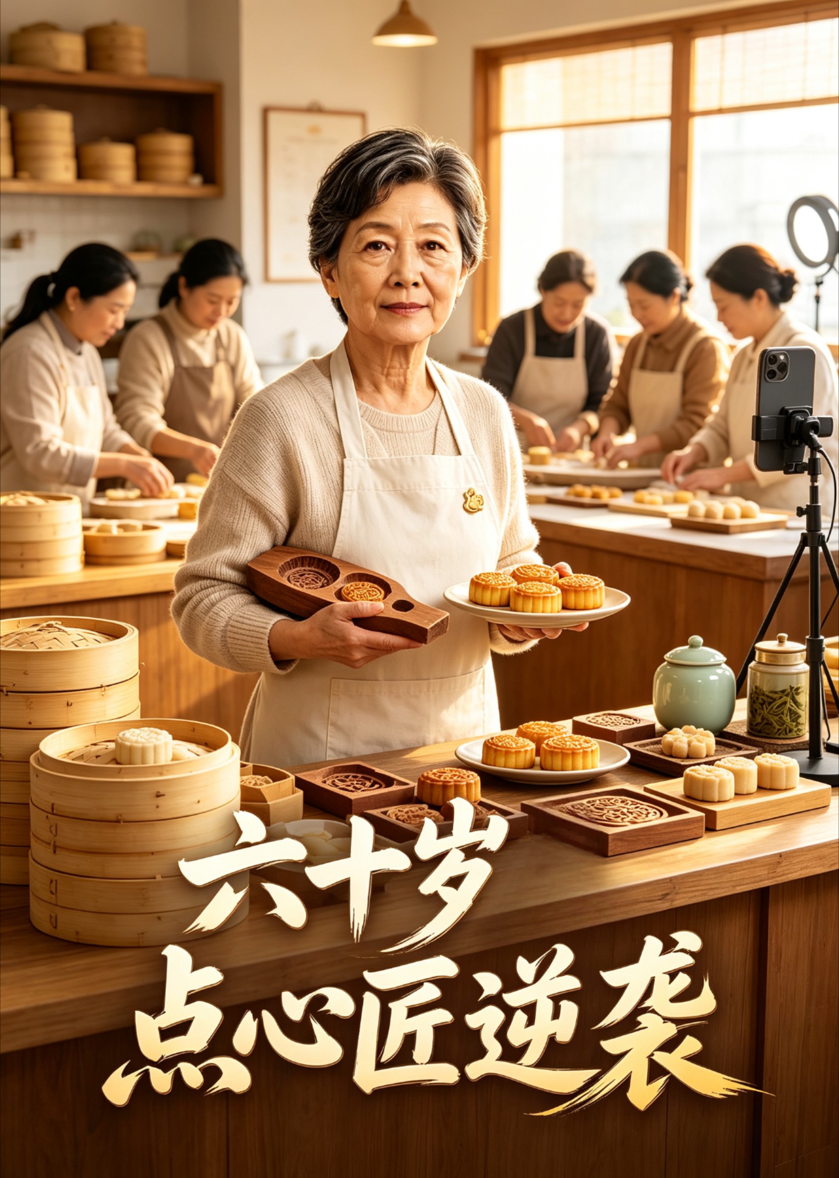 六十岁点心匠逆袭