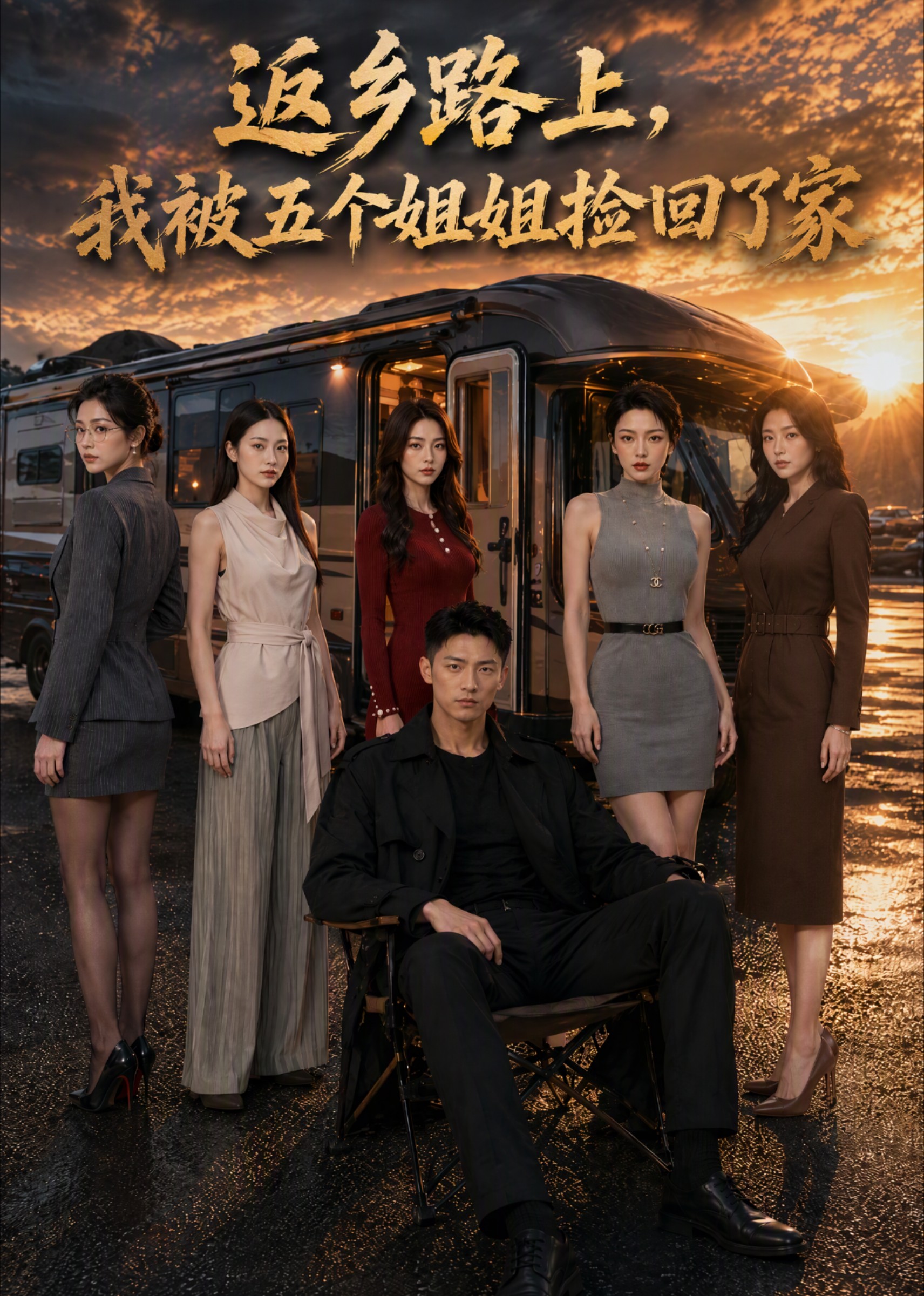 返乡路上，我被五个姐姐捡回了家封面图