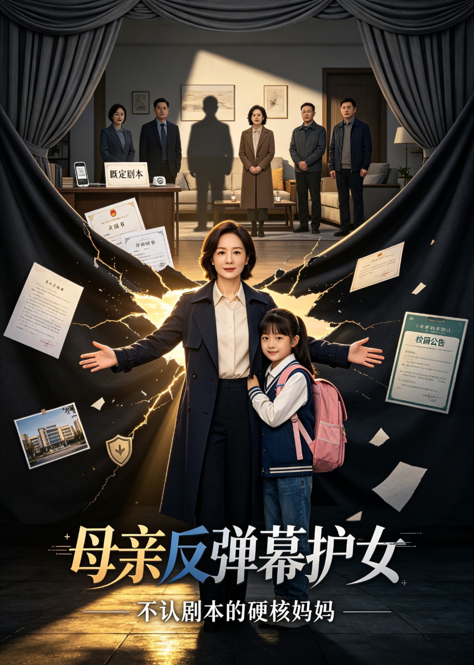 母亲反弹幕护女封面图