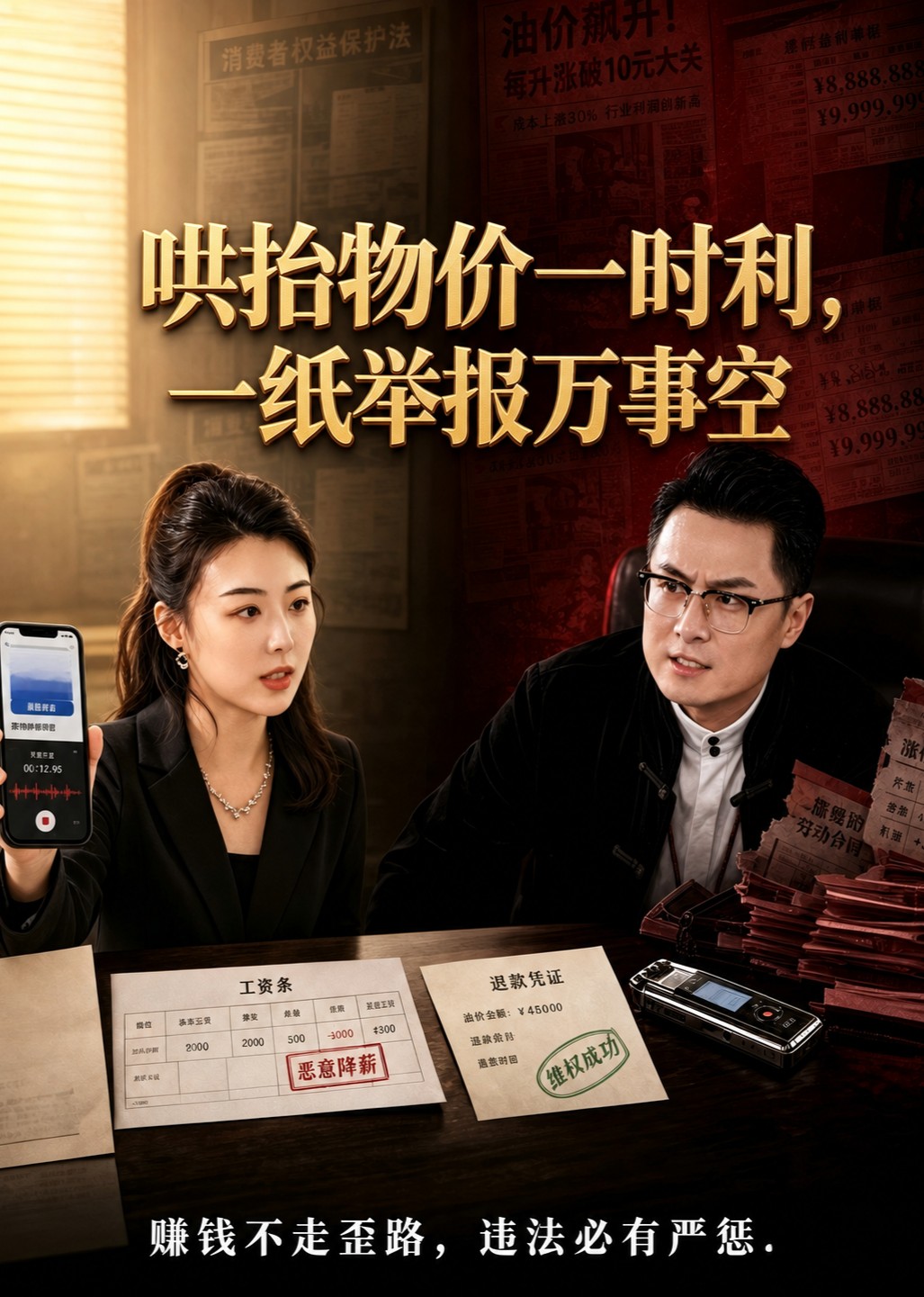 哄抬物价一时利，一纸举报万事空