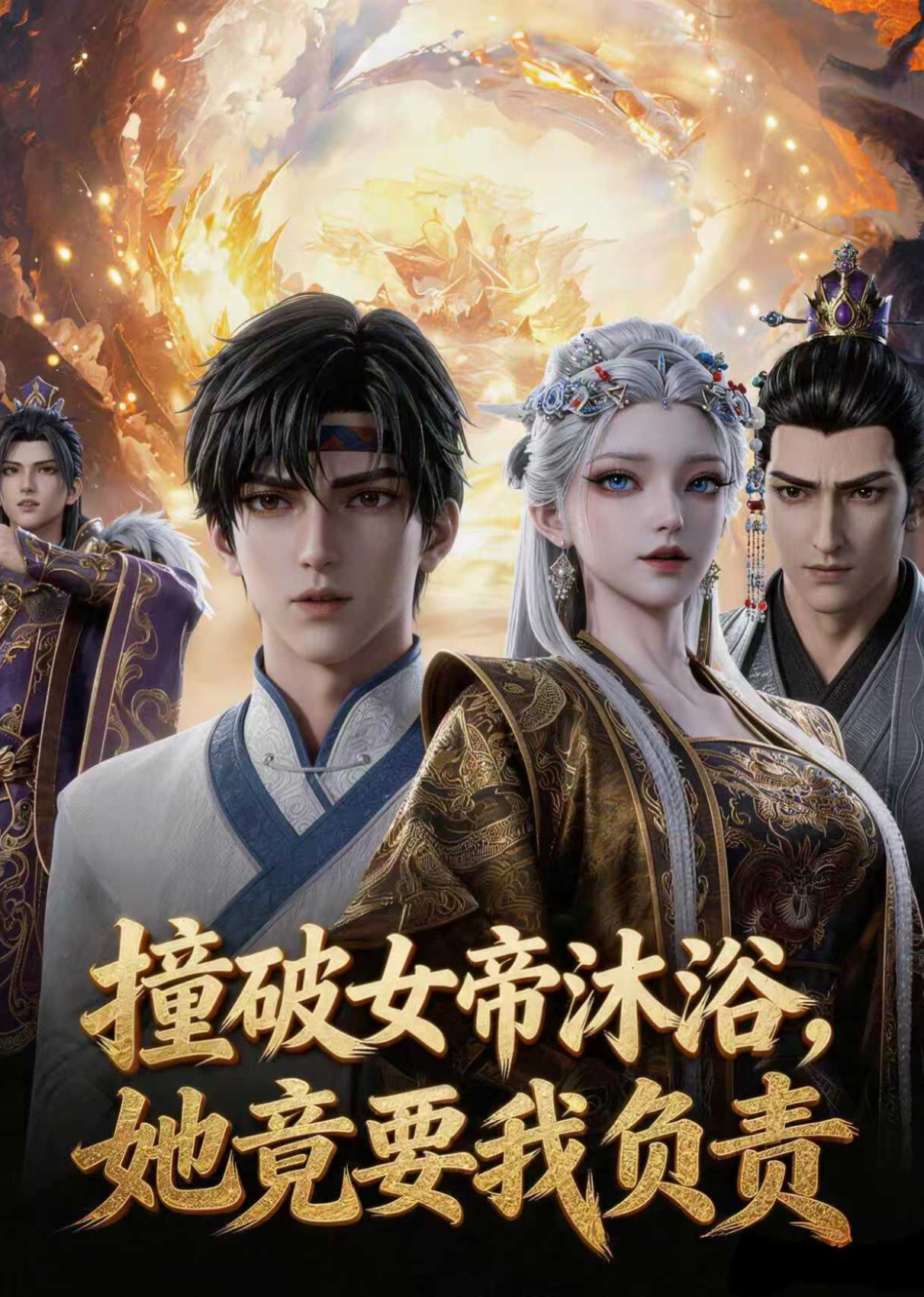 撞破女帝沐浴，她竟要我负责