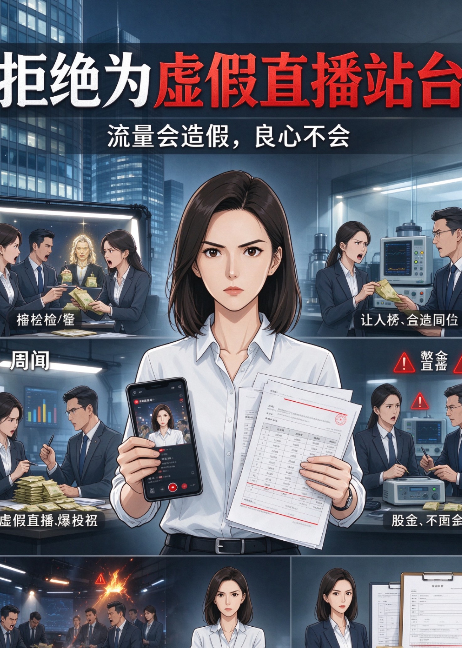 拒绝为虚假直播站台封面图