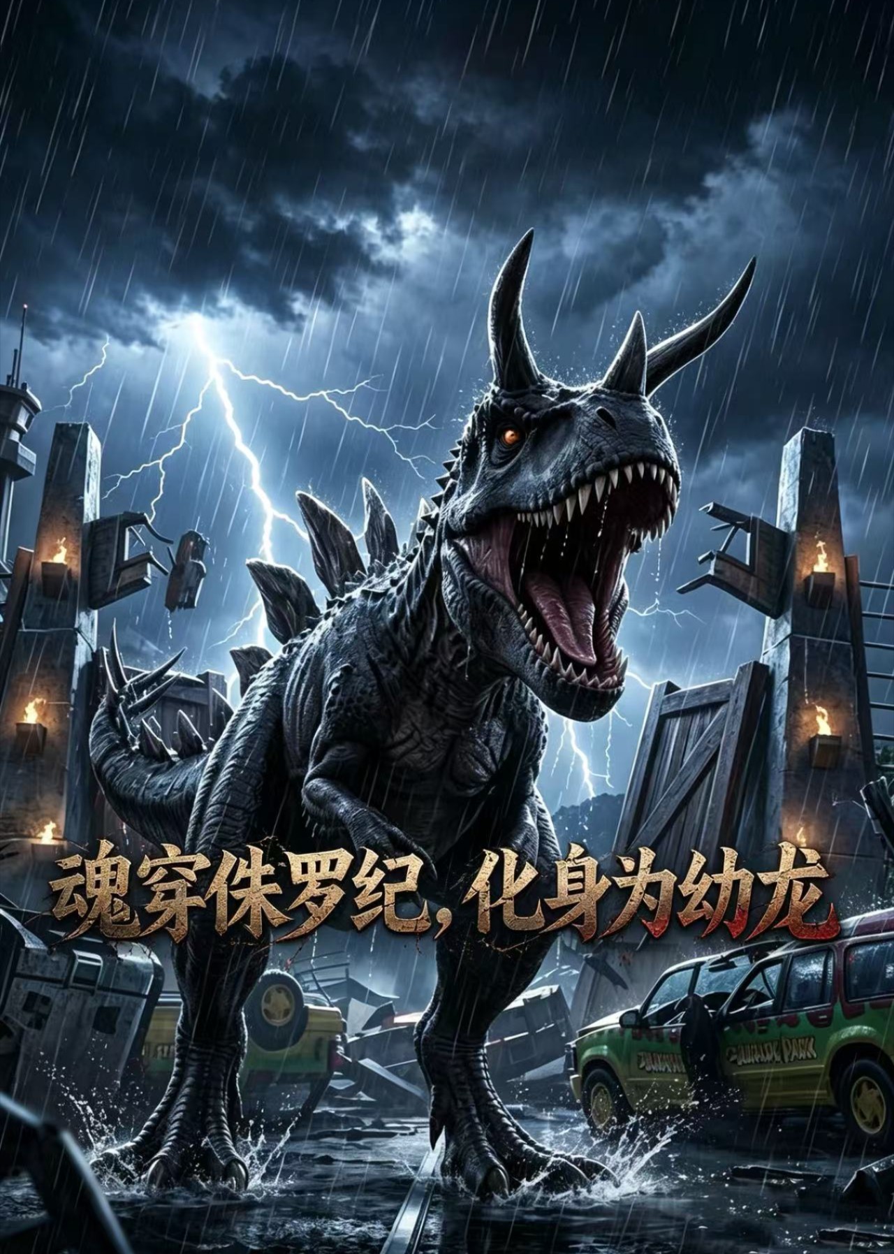 魂穿侏罗纪，化身为幼龙封面图