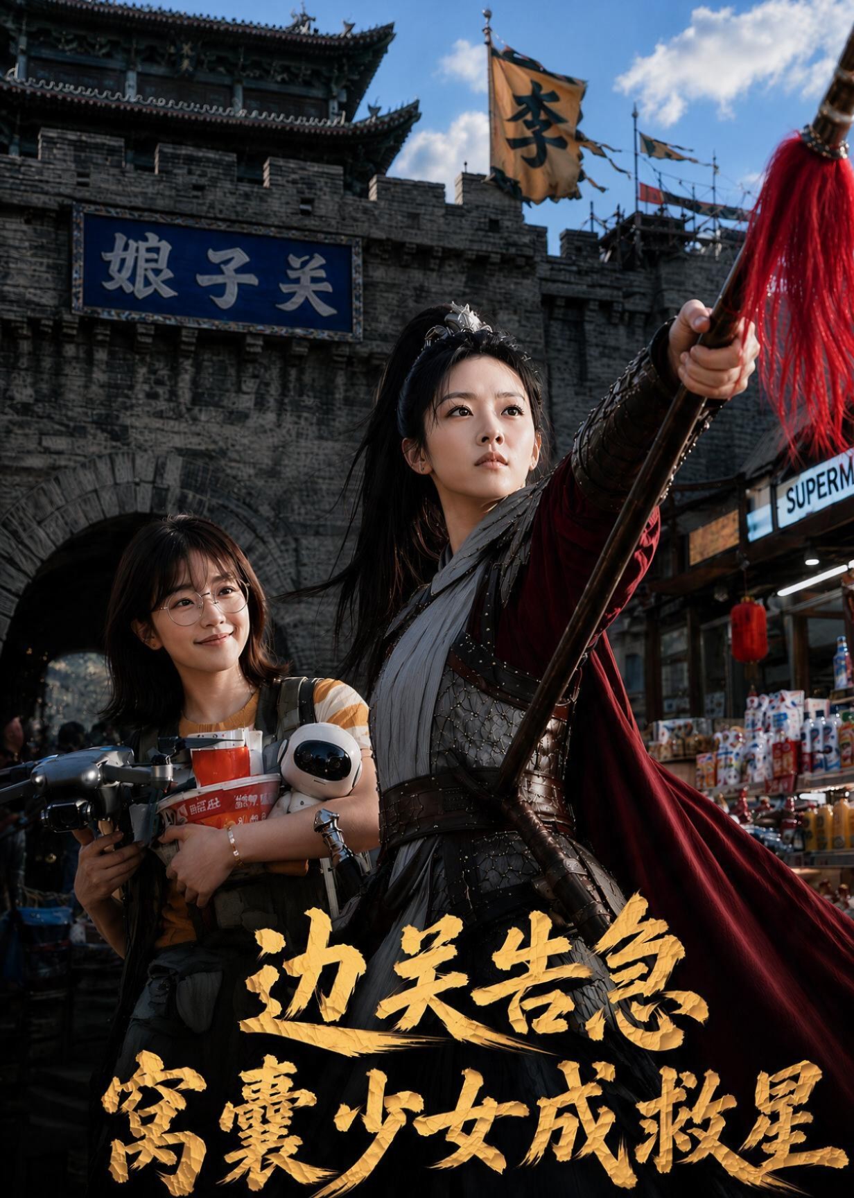 边关告急，窝囊少女成救星封面图