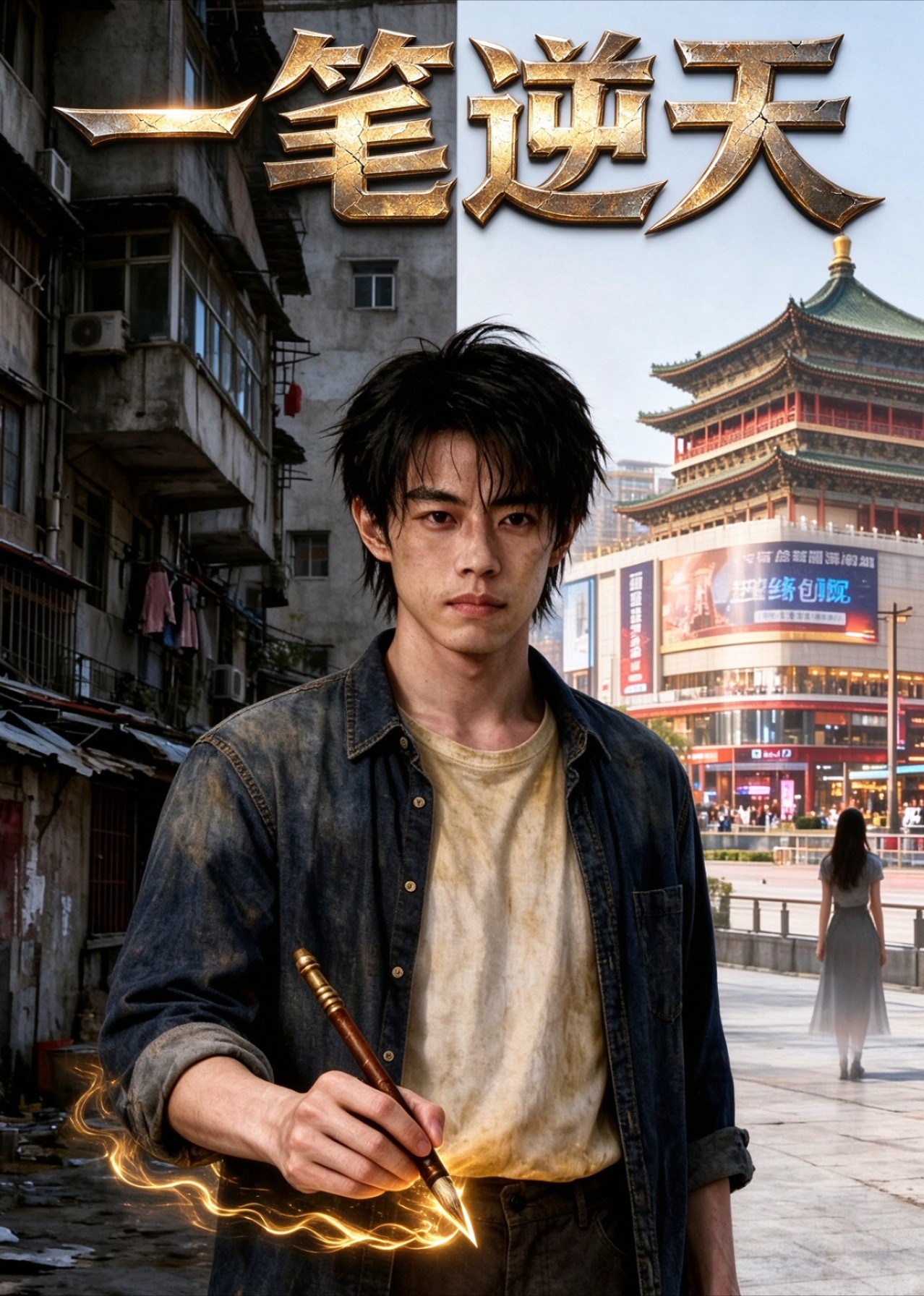 一笔逆天封面图