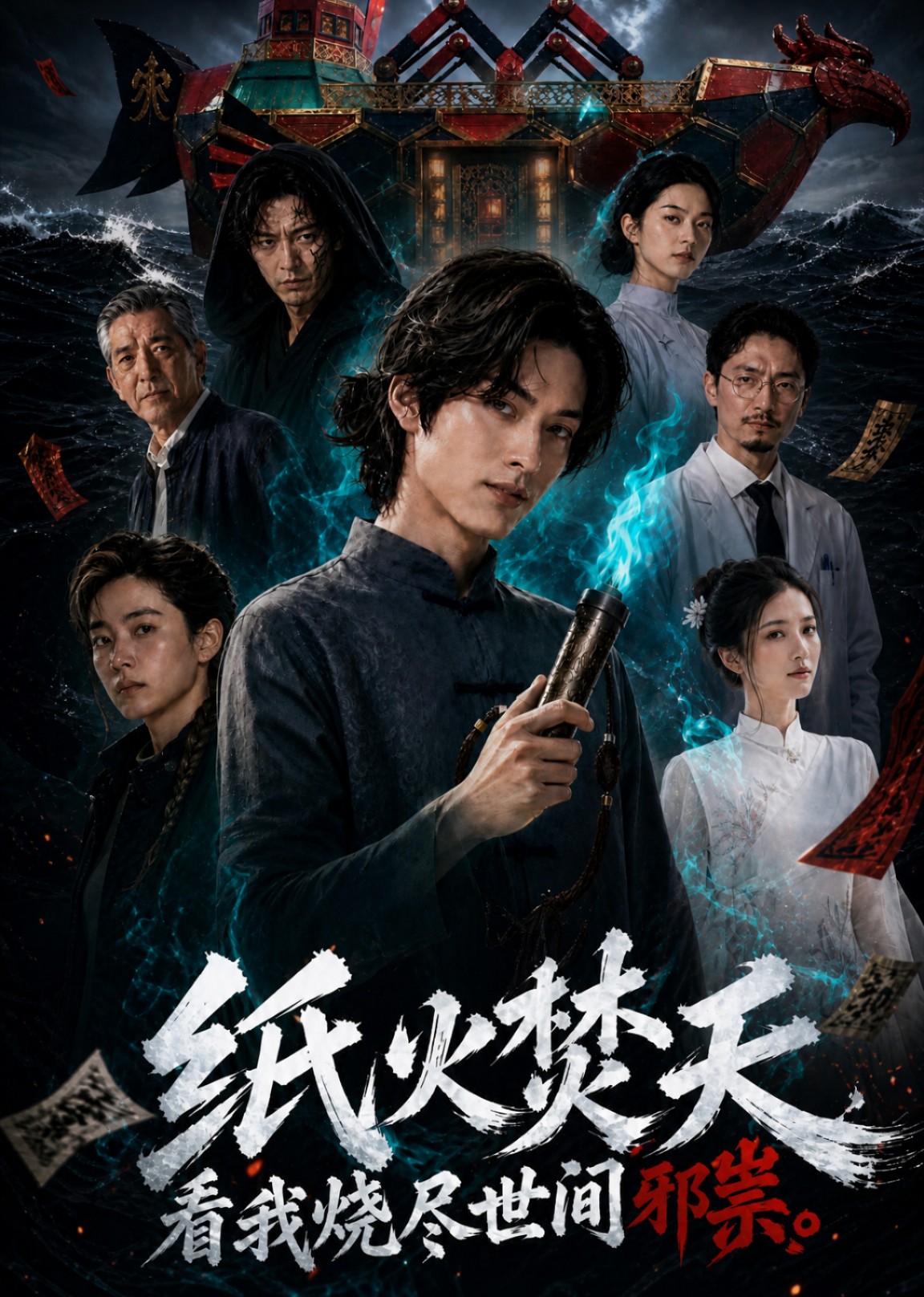 纸火焚天，看我烧尽世间邪祟