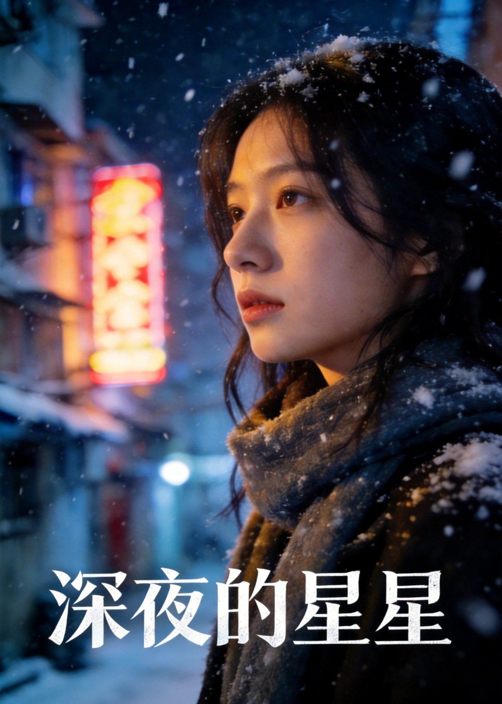 深夜的星星