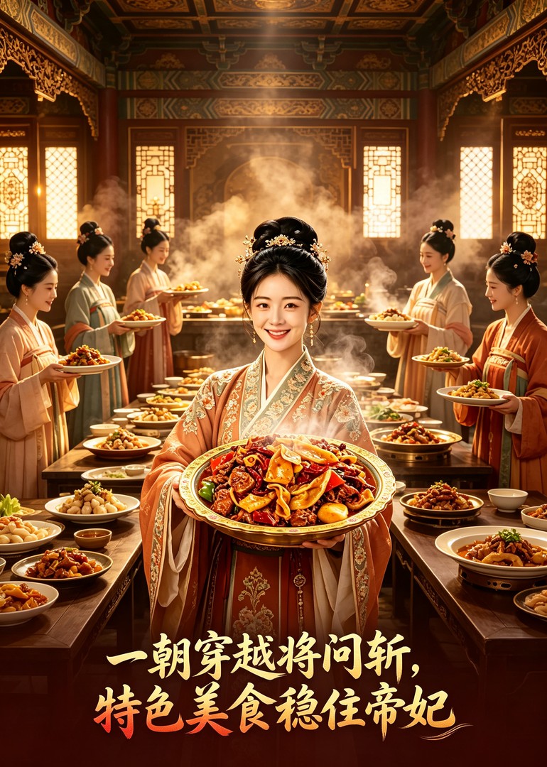 一朝穿越将问斩，特色美食稳住帝妃