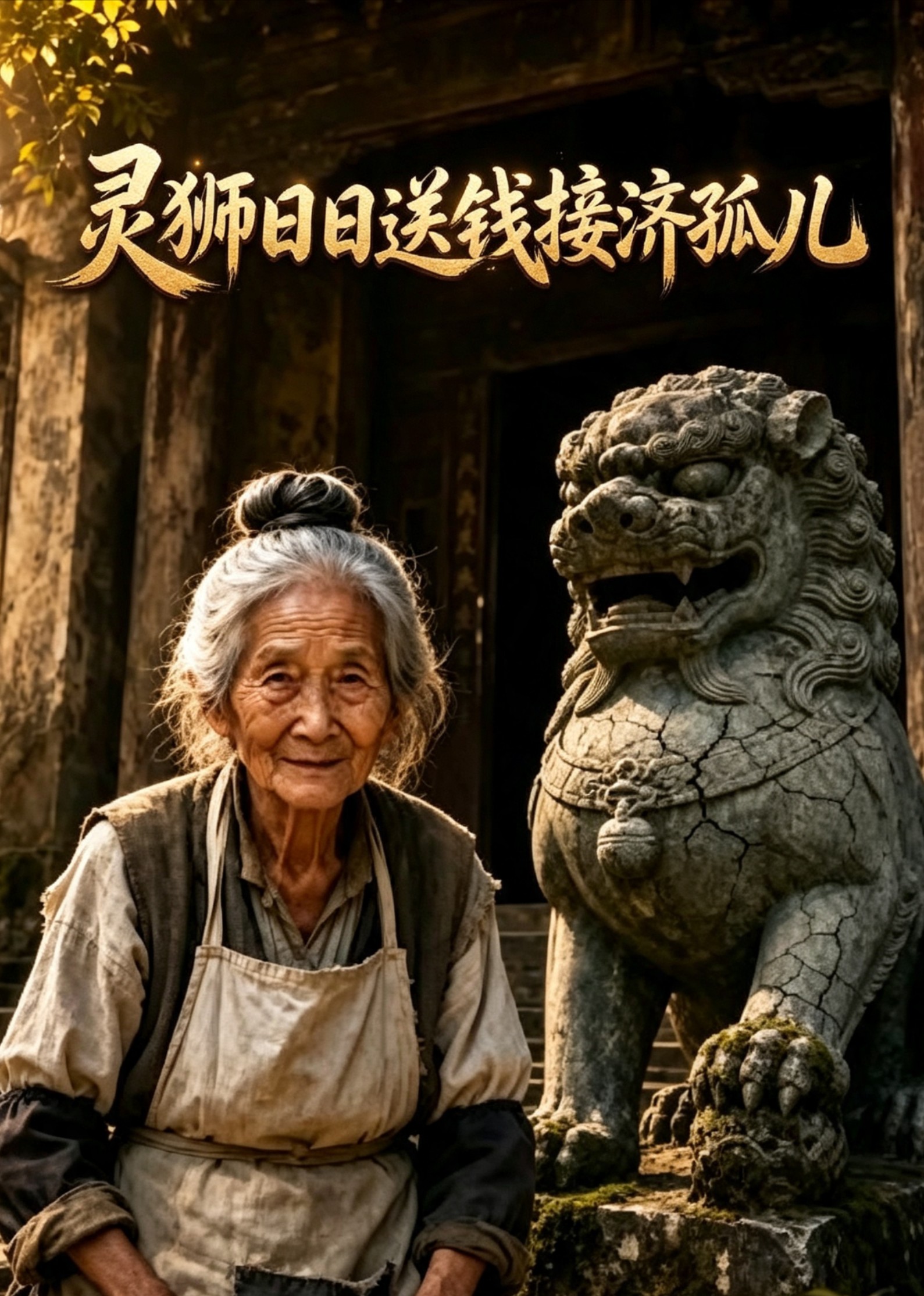 灵狮日日送钱接济孤儿
