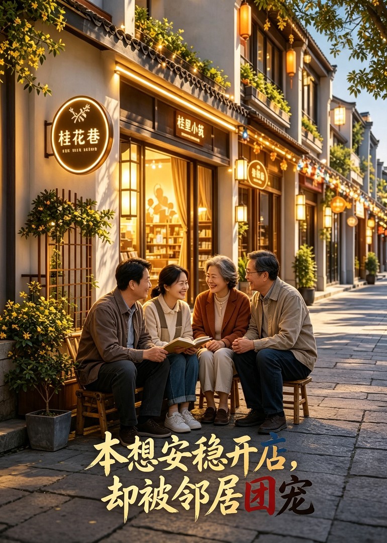 本想安稳开店，却被邻居团宠