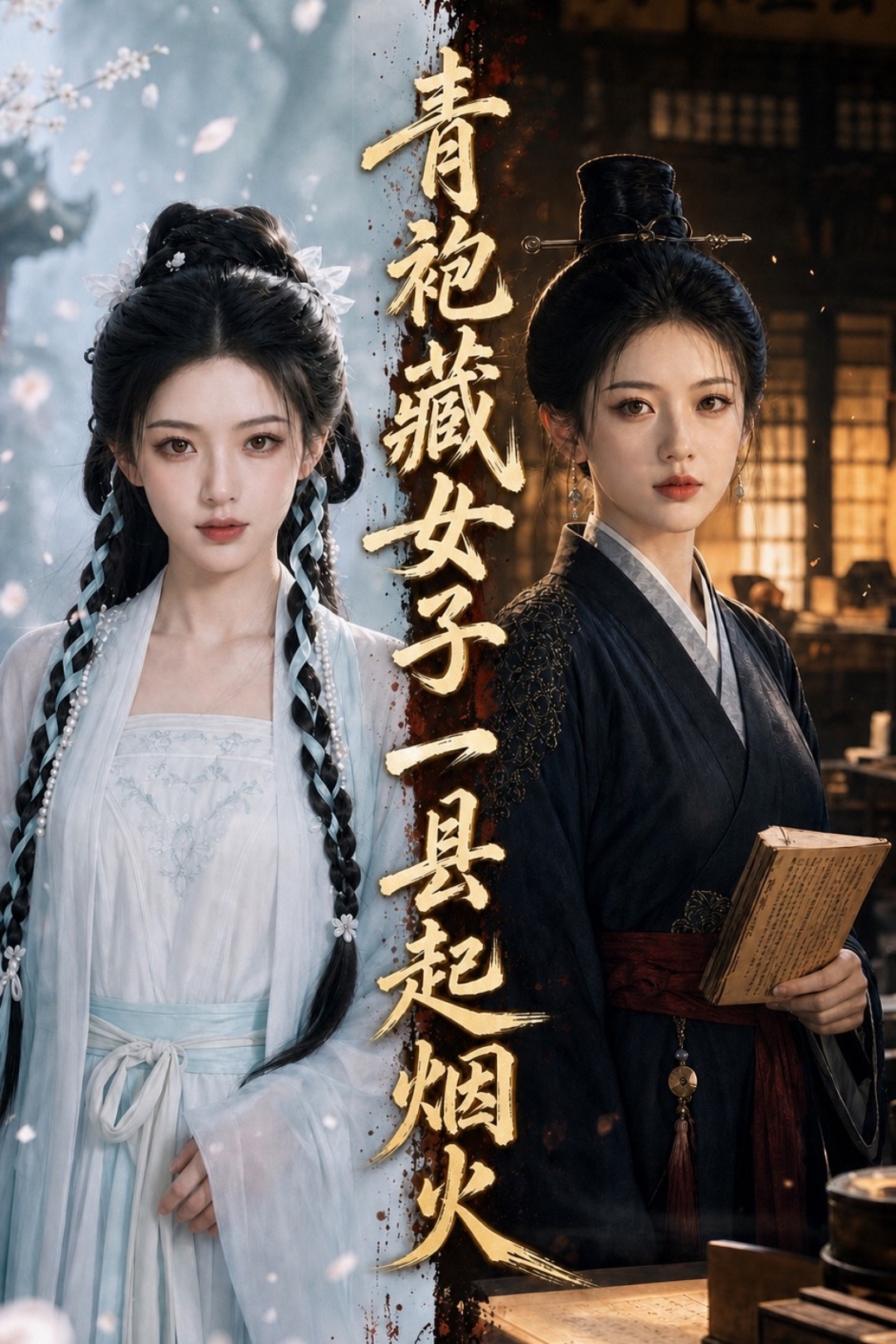 青袍藏女子，一县起烟火