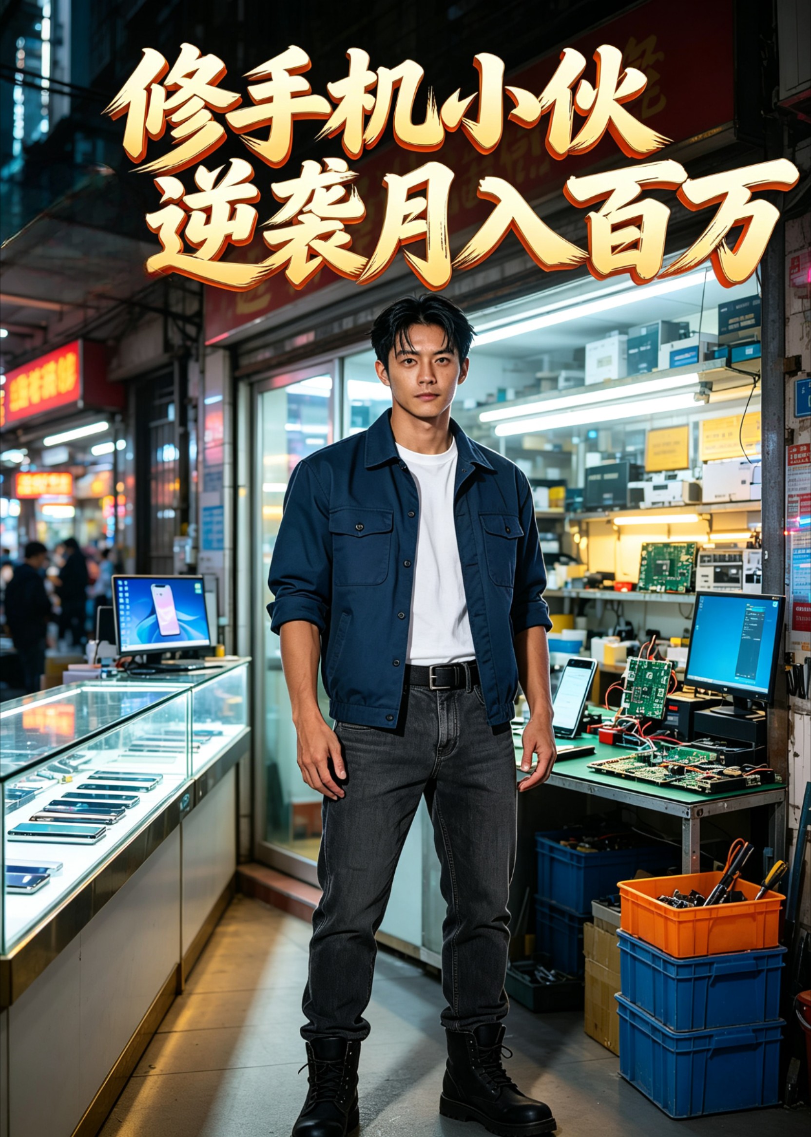 修手机小伙逆袭月入百万