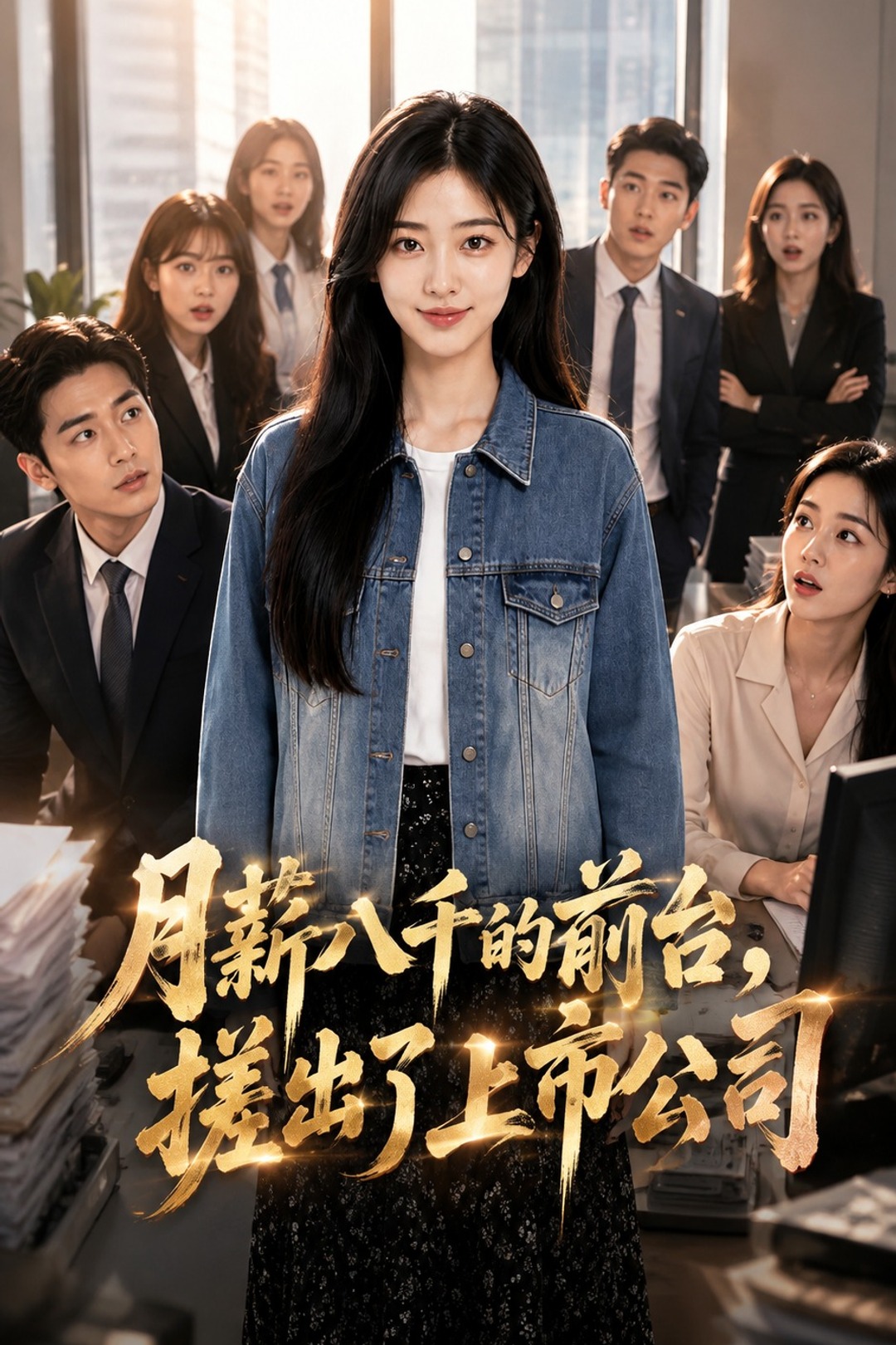 月薪八千的前台，搓出了上市公司封面图