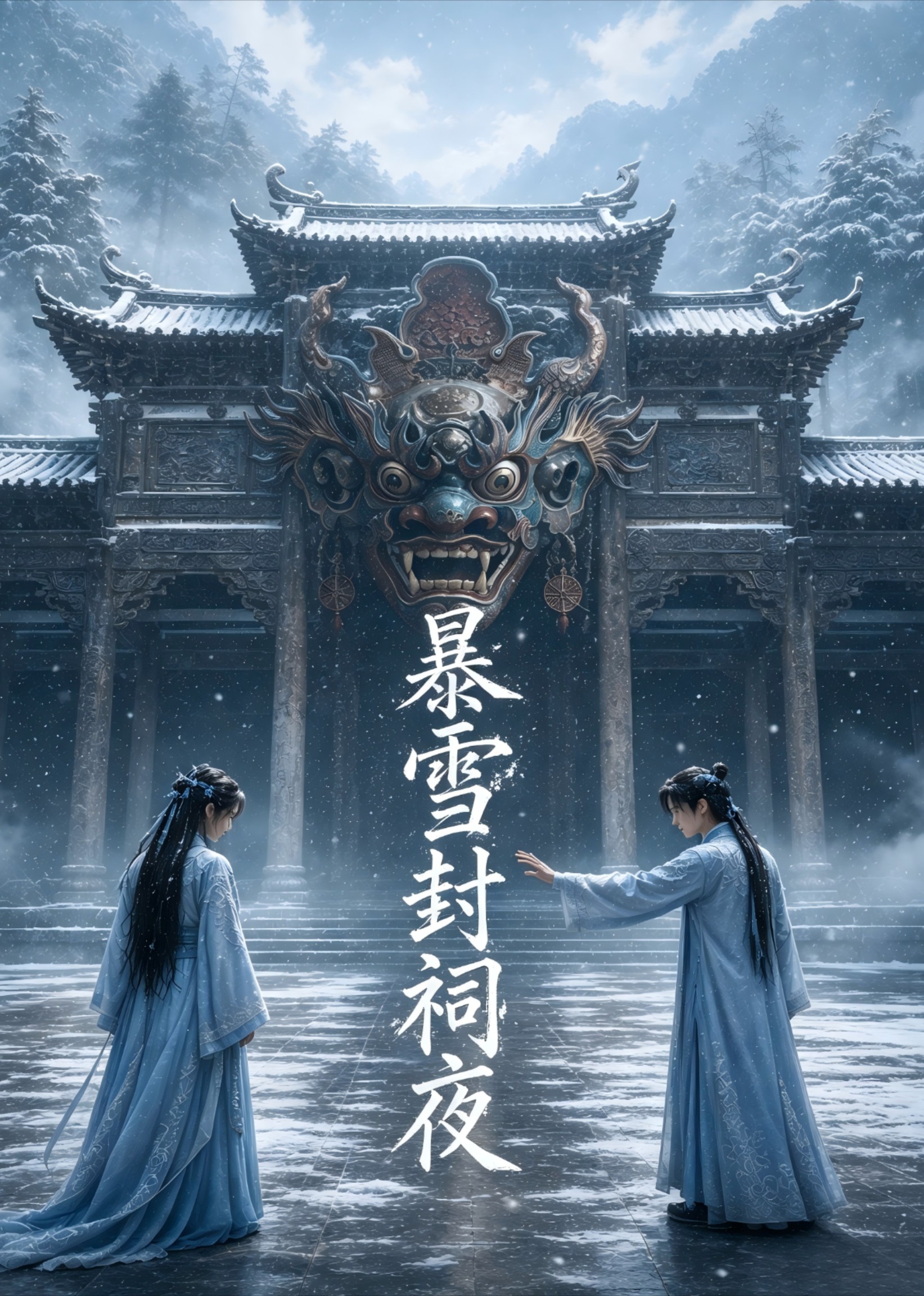 暴雪封祠夜