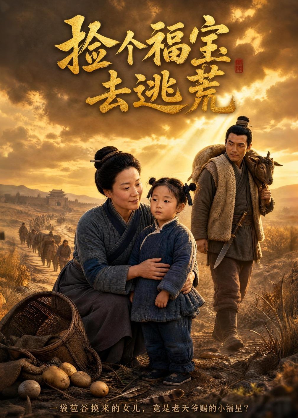 捡个福宝去逃荒