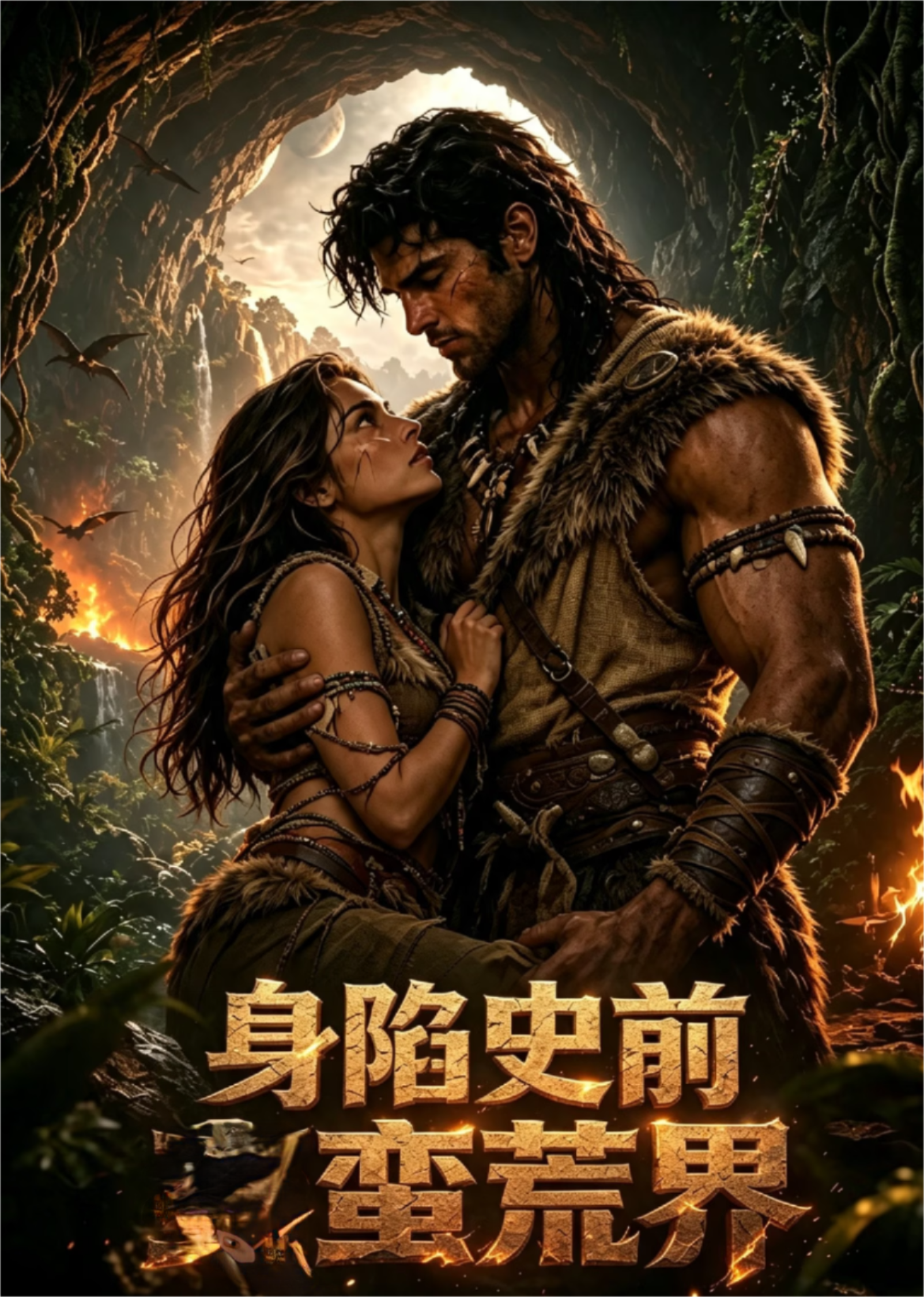 身陷史前蛮荒界封面图